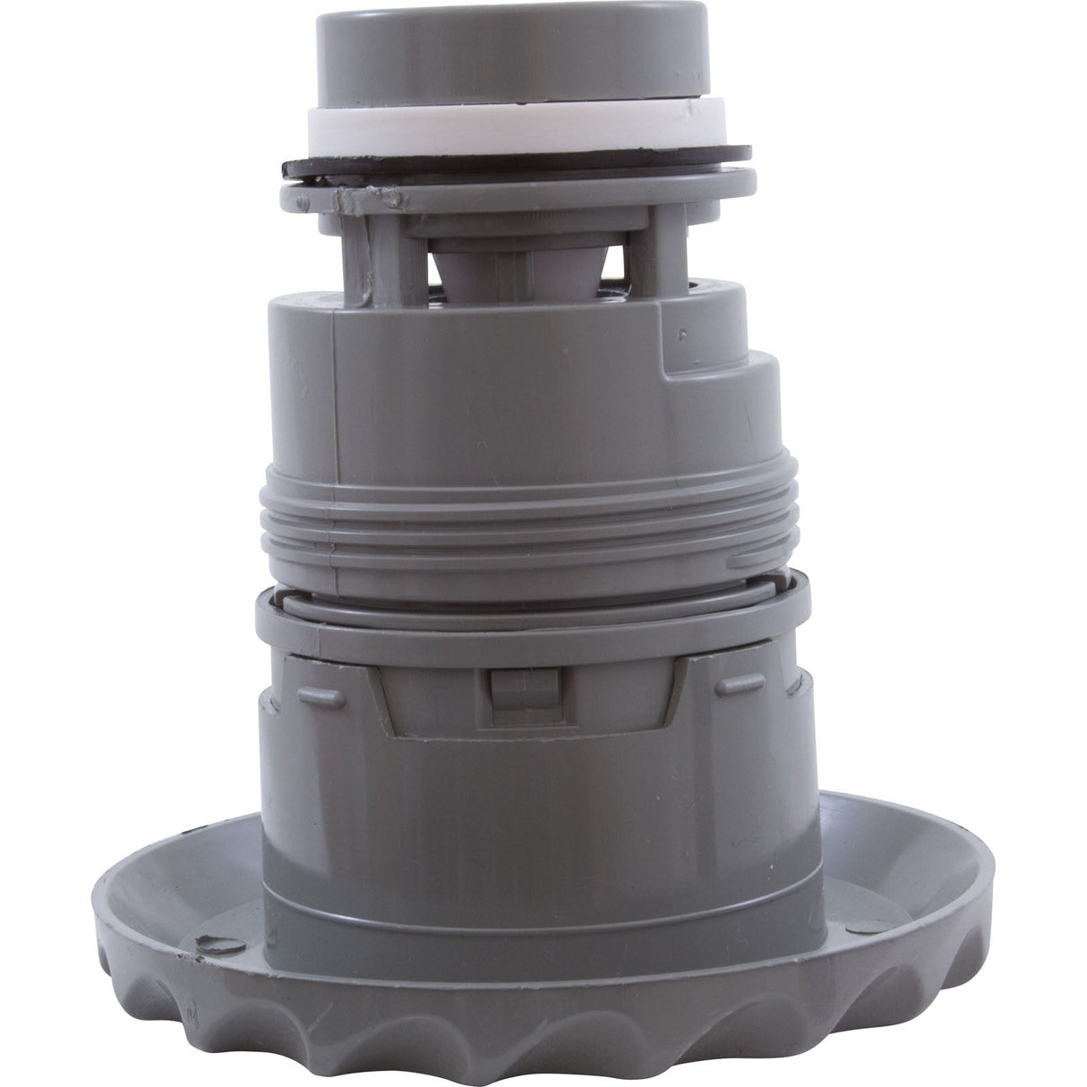 Jet Intl, WW Poly Jet, 3-3/8"fd, Pulsator, Dlx Scal, Gry : 210-6077