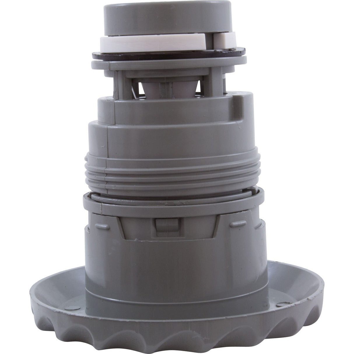 Jet Intl, WW Poly Jet, 3-3/8"fd, Pulsator, Dlx Scal, Gry : 210-6077