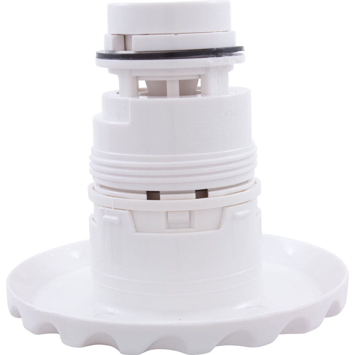 Jet Intl, WW Poly Jet, 4-3/16"fd, Roto, Dlx Scal, White : 210-6190