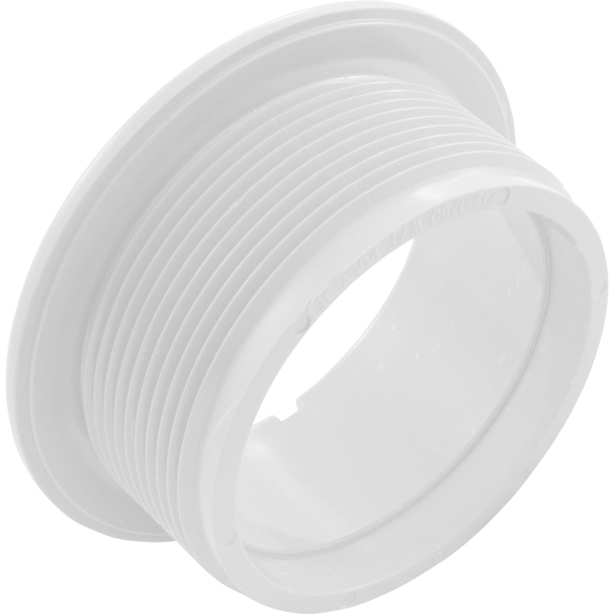 Wall Fitting, Waterway Poly Jet, 2-5/8" Hole Size, White : 215-1750