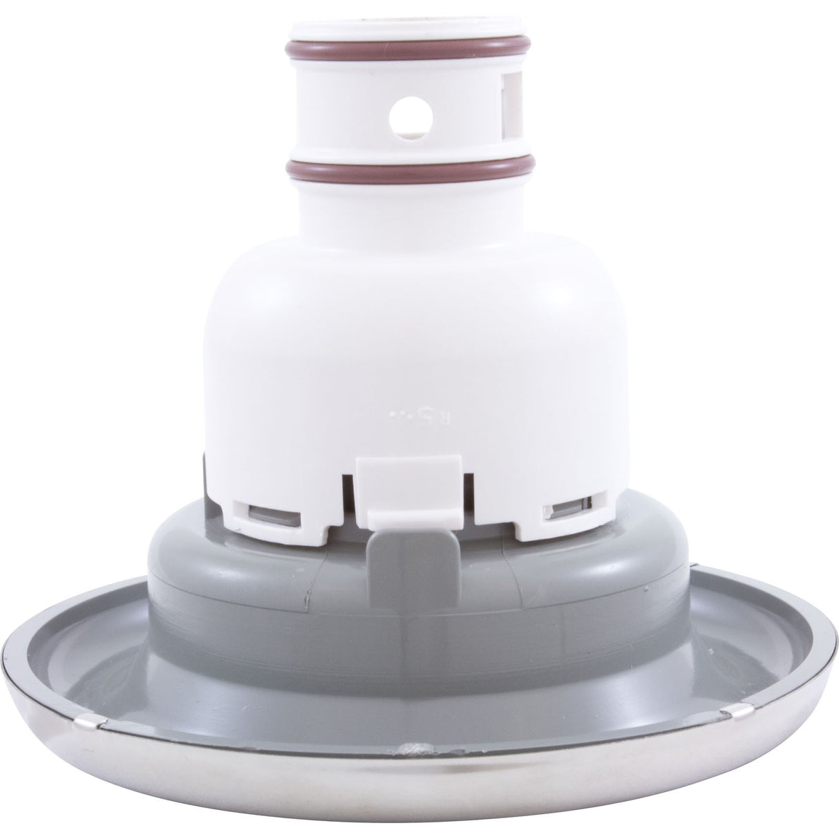 Jet Intl, WW Whirlpool, 5"fd, Dir, Smth, SS/Gry, Non-Adjustable : 212-2037S