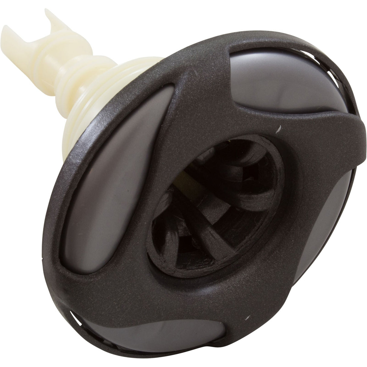 Jet Intl, WW Mini Storm, Swirl, 3-5/16"fd, Rfd, SS/Dk Gry, Thd : 229-0199DSG-TT