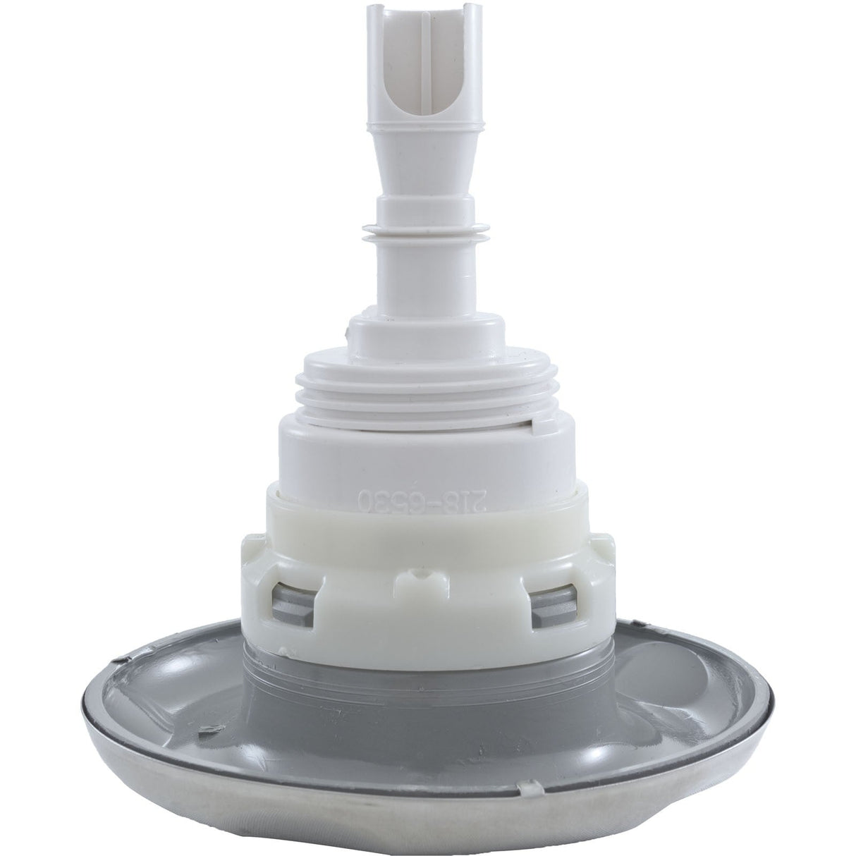 Jet Intl, WW Poly Storm, 4"fd, Dir, Scalloped, SS/Gry, Thd : 229-5517S