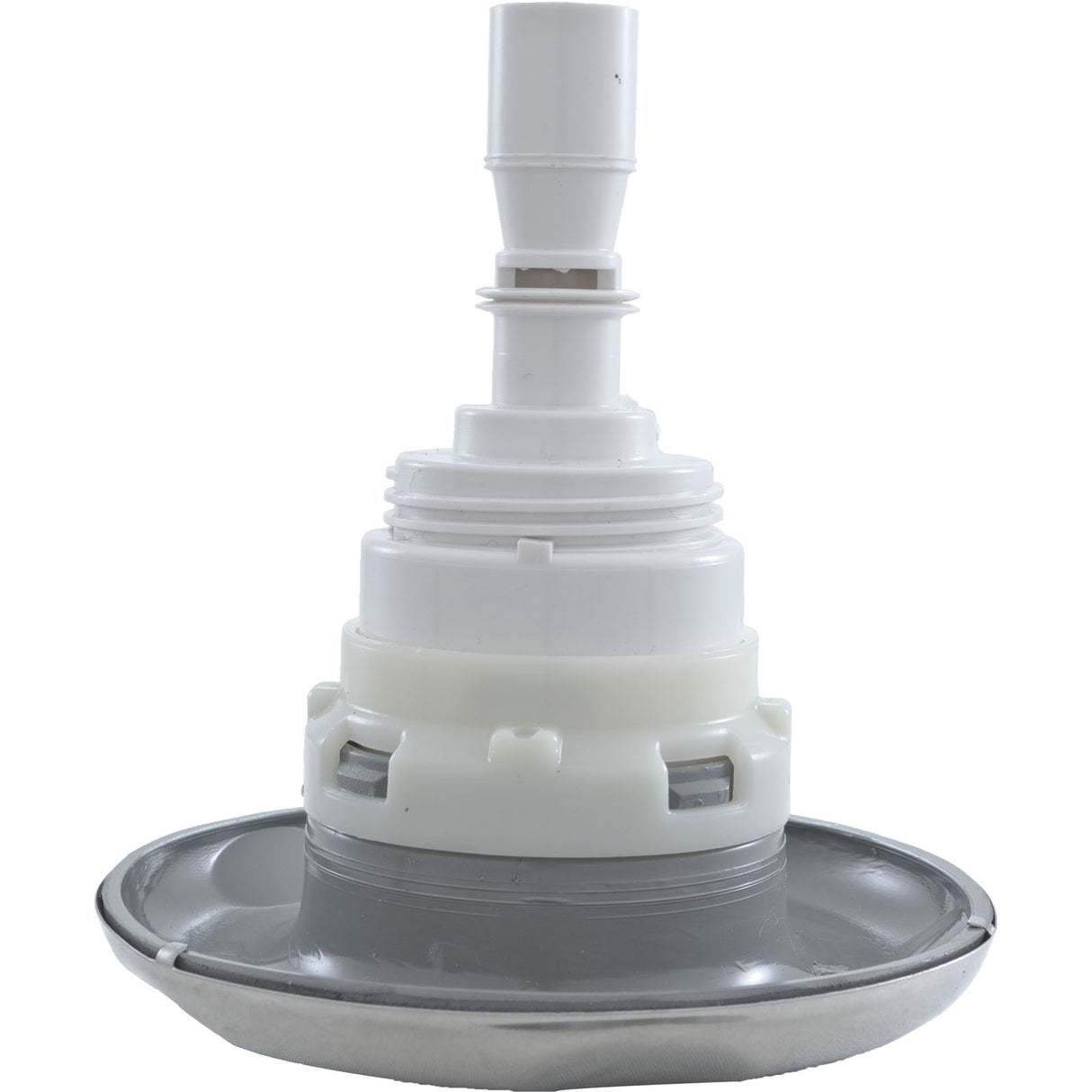 Jet Intl, WW Poly Storm, 4"fd, Dir, Scalloped, SS/Gry, Thd : 229-5517S