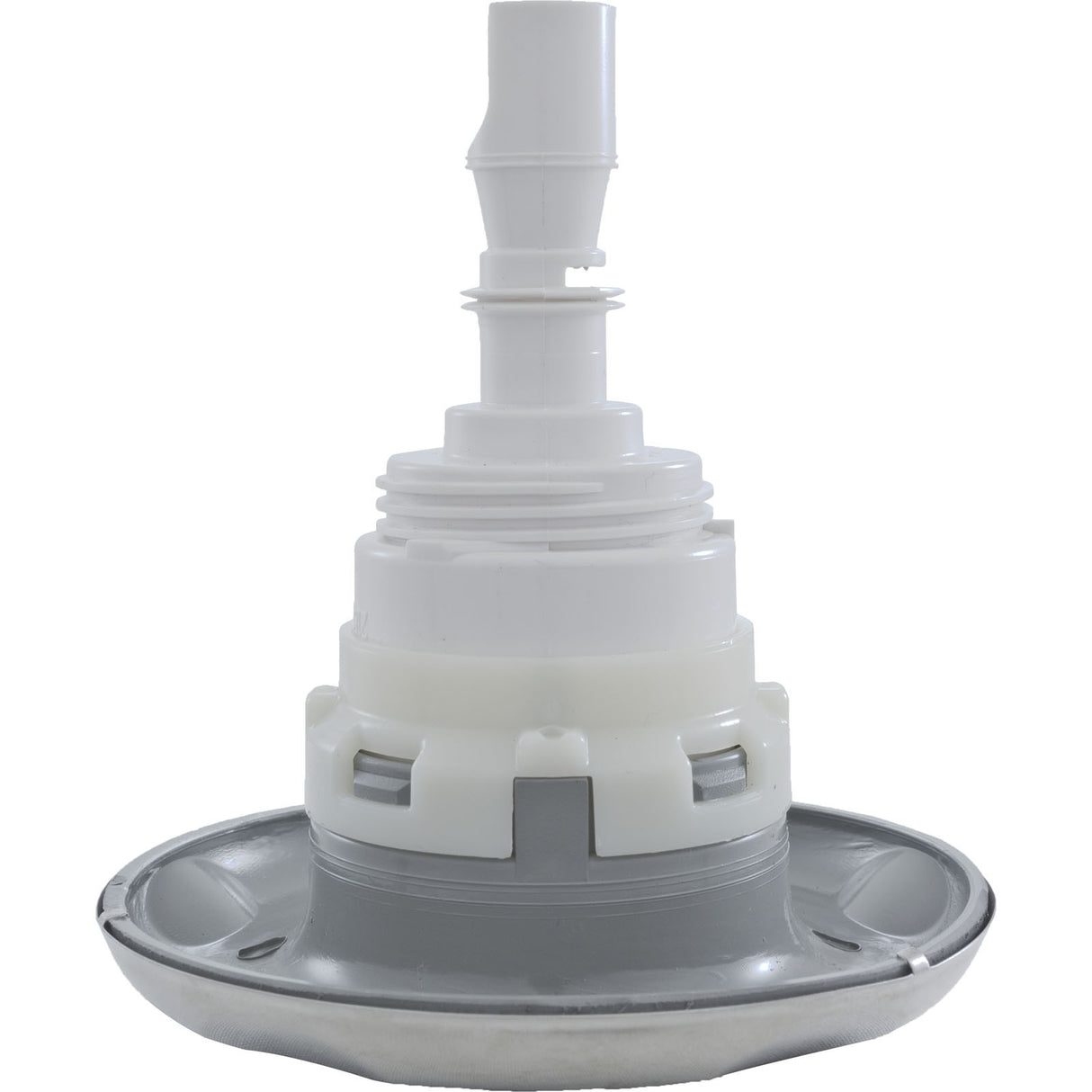 Jet Intl, WW Poly Storm, 4"fd, Dir, Scalloped, SS/Gry, Thd : 229-5517S