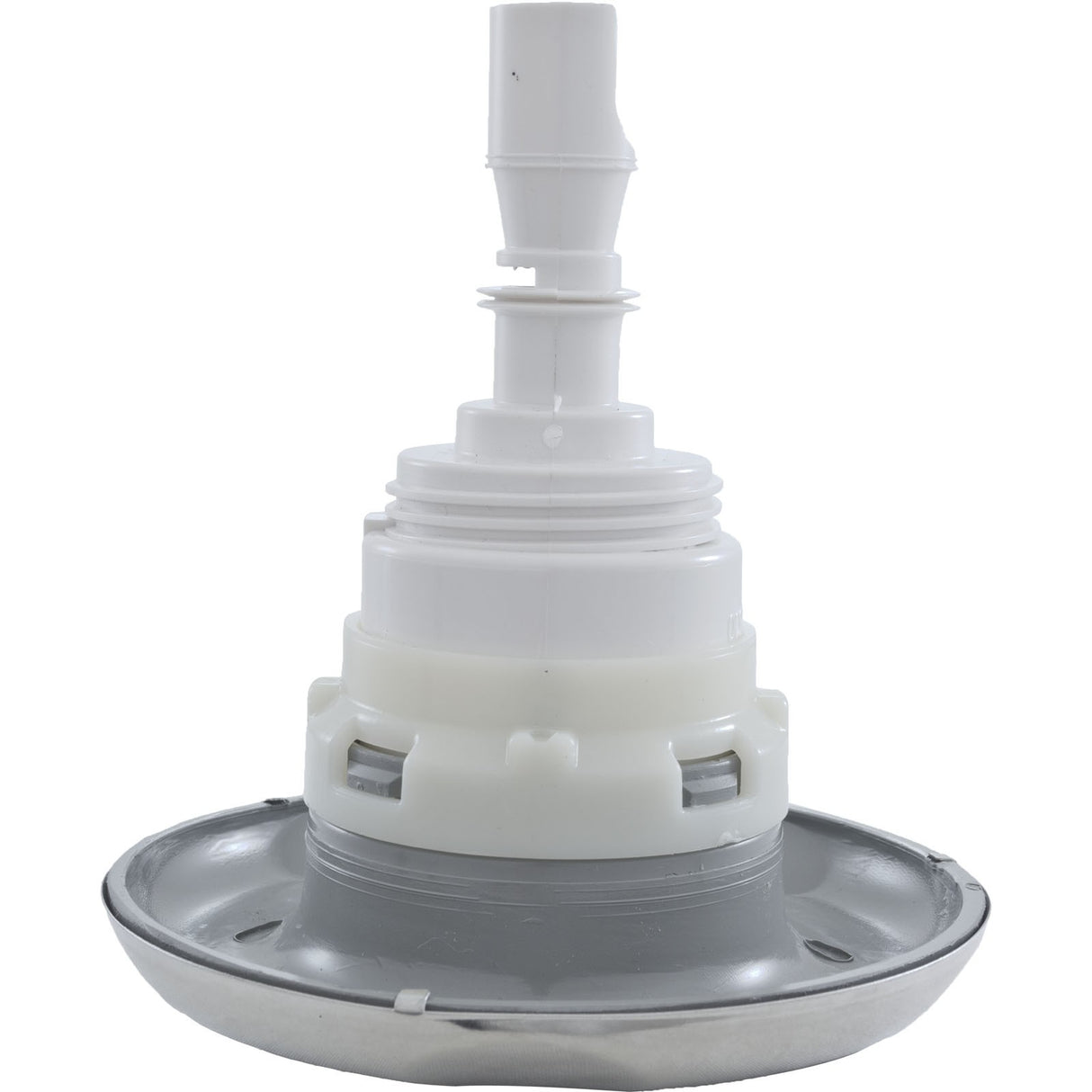 Jet Intl, WW Poly Storm, 4"fd, Dir, Scalloped, SS/Gry, Thd : 229-5517S