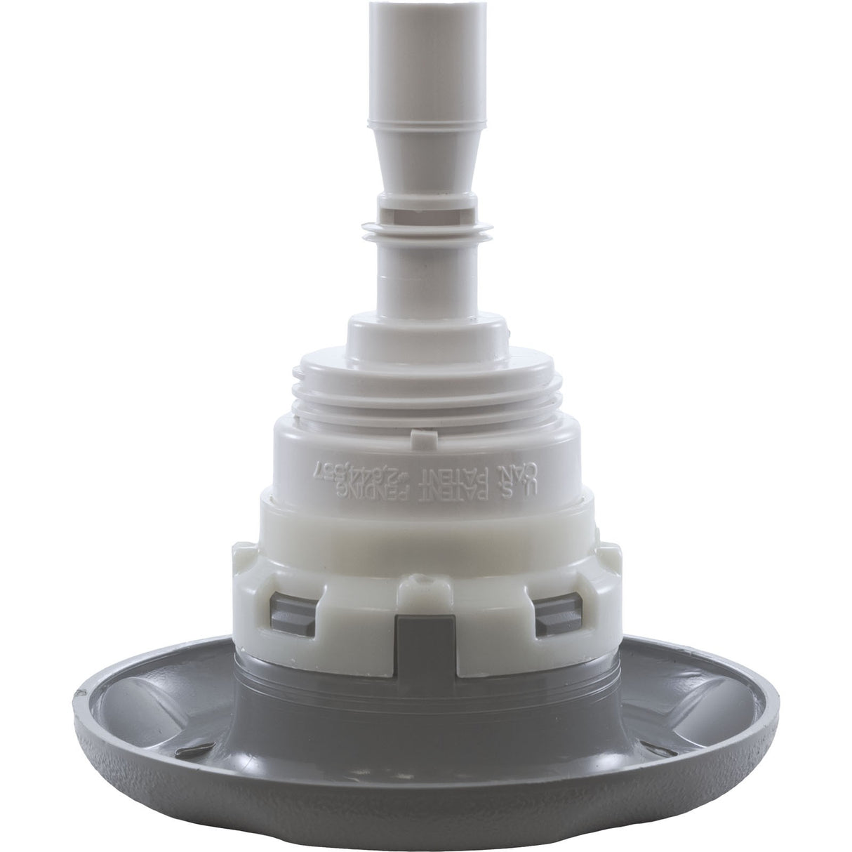 Jet Intl, WW Poly Storm, 4"fd, Roto, Textured Scal, Gry, Thd : 229-8147