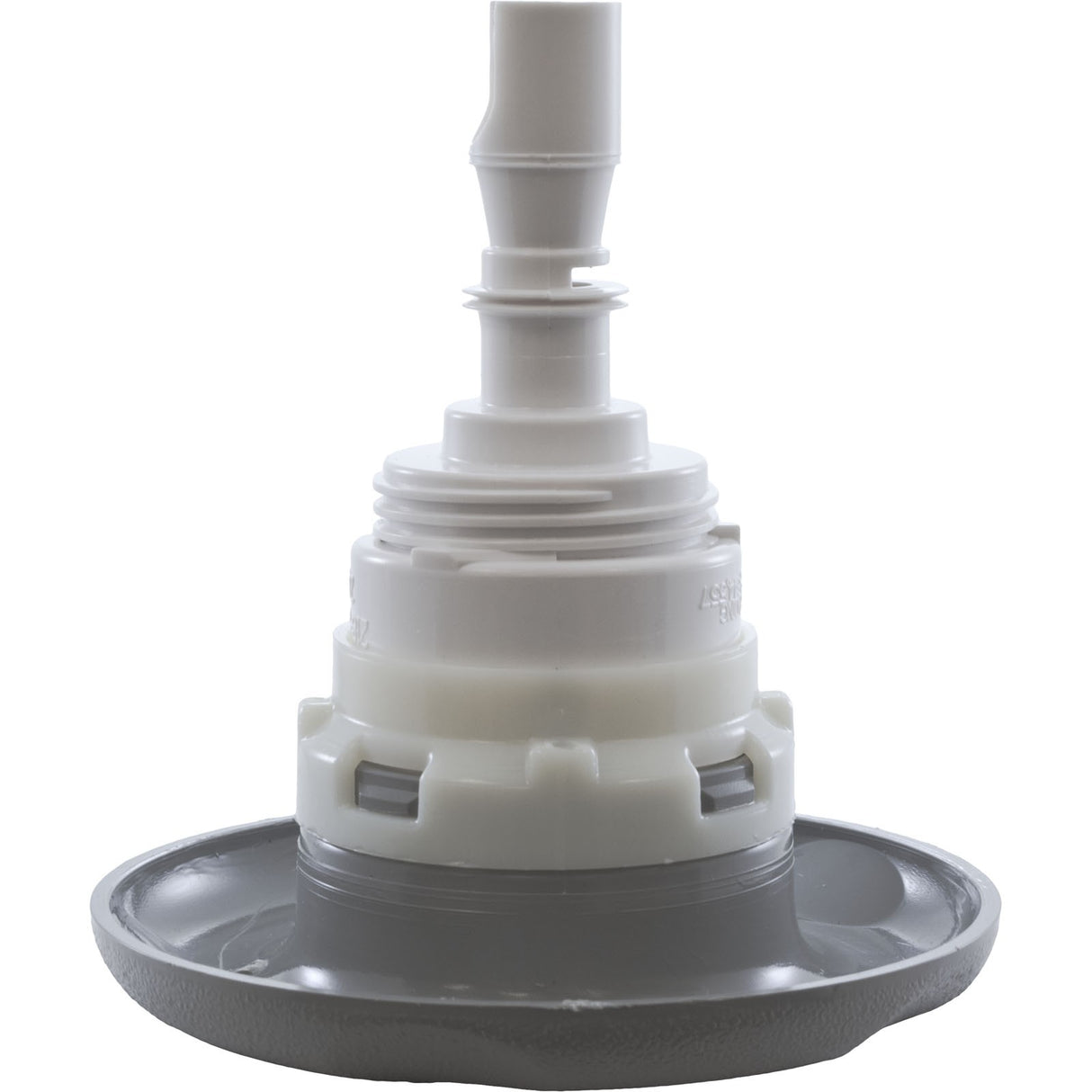 Jet Intl, WW Poly Storm, 4"fd, Roto, Textured Scal, Gry, Thd : 229-8147