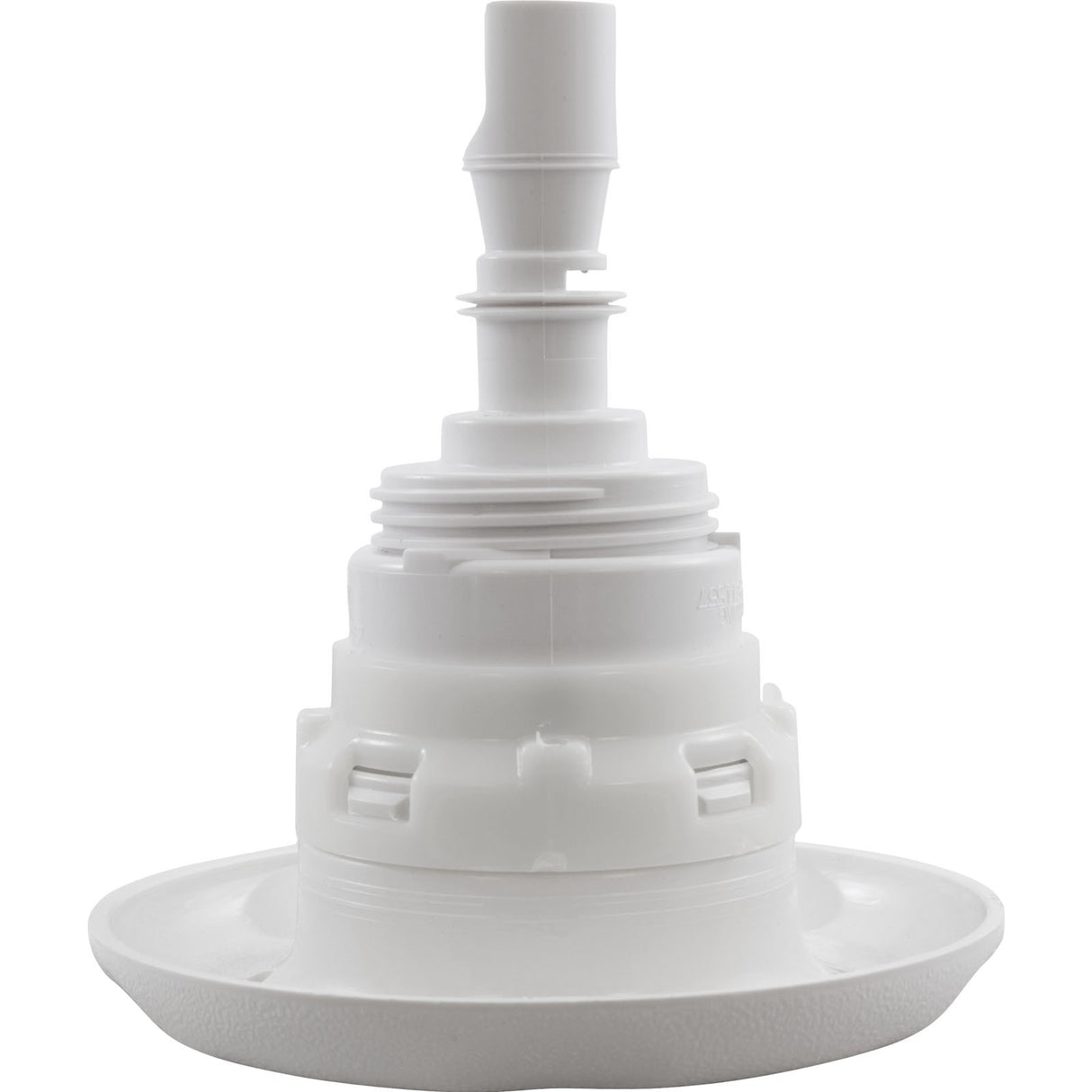 Jet Intl, WW Poly Storm, 4"fd, Twin Roto, Txt Scal, Wht, Thd : 229-8170