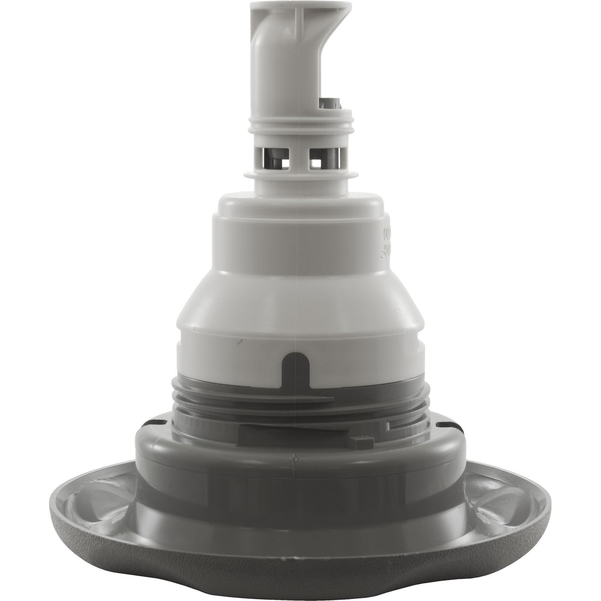 Jet Intl, WW Power Storm, 5"fd, Massage, Txt Scal, Gry, Thd : 229-7747