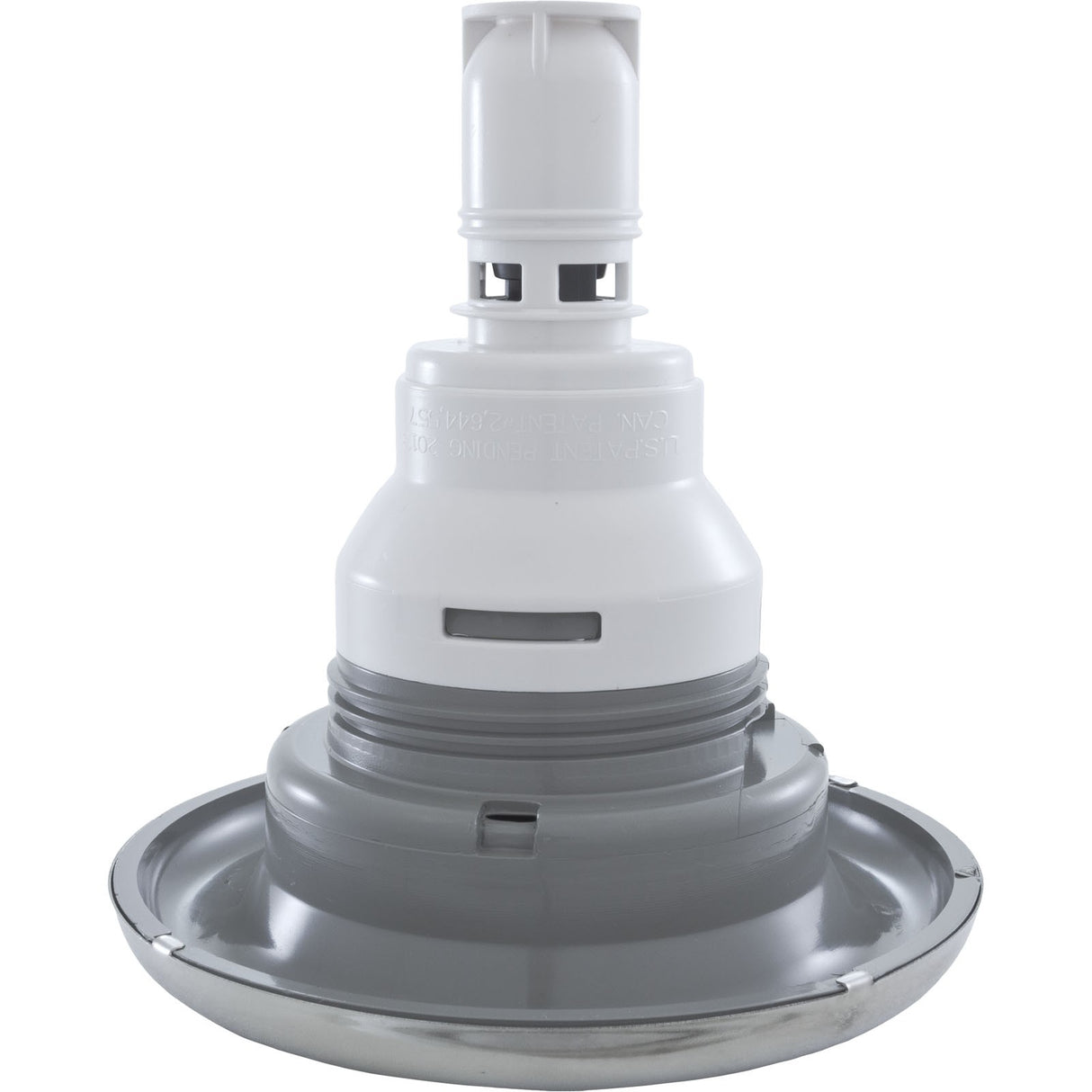 Jet Intl, WW Power Storm, 5"fd, Massage, Smth, SS/Gry, Thd : 229-7747S