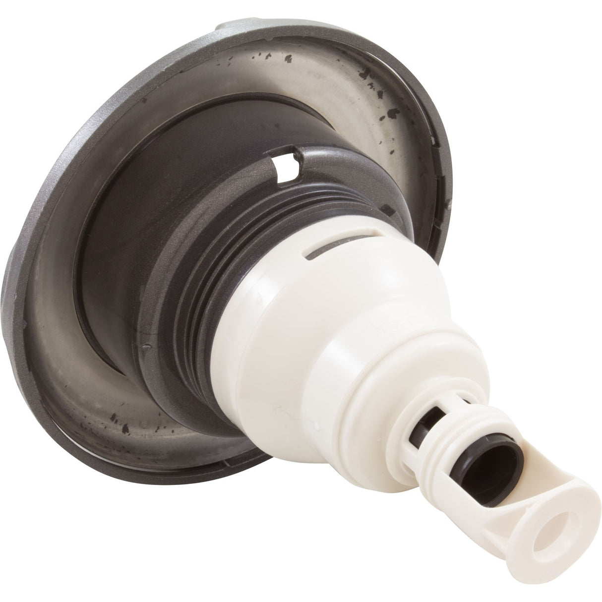 Jet Intl, WW Power Storm, Swrl, 5-1/4"fd, Fxd Roto, SS/DkGry, Thd : 229-6389DSG-1S