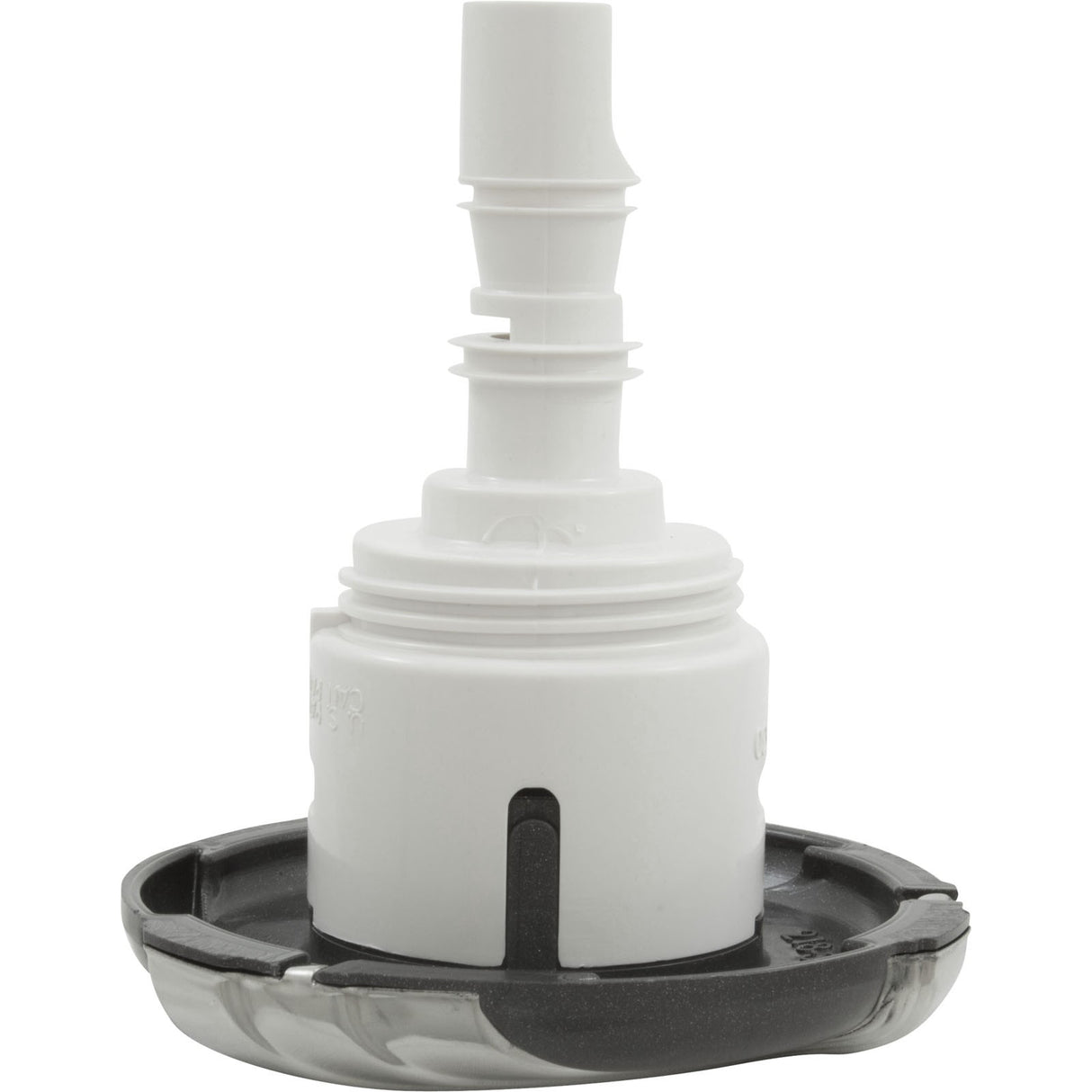 Jet Intl, WW Mini Storm, 3-1/4"fd, Dir, Luxe, SS/Dk Gry, Thd : 239-2309S-DSG