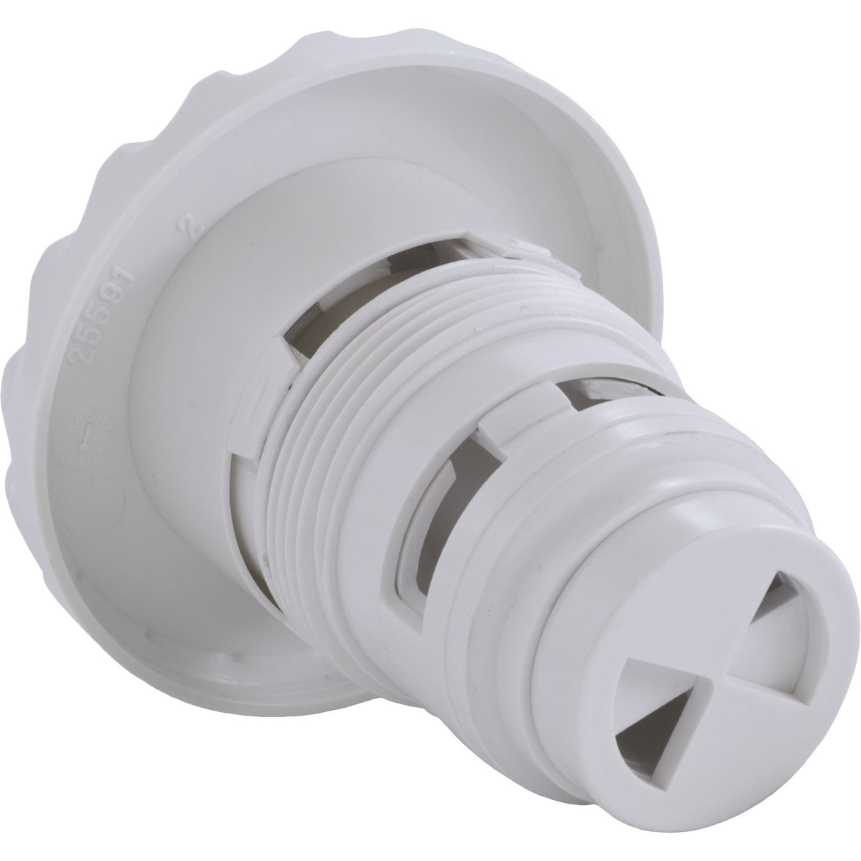 Jet Intl, Poly Jet Generic, 3-3/8"fd, Pulsator, Dlx Scal, White : 25591-230-000