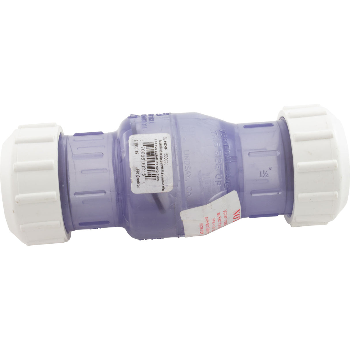 Swing Check, Compression, 1.5" Clear : 1500C15 - Flo Control - 670686902150 - PartsForSpas.com