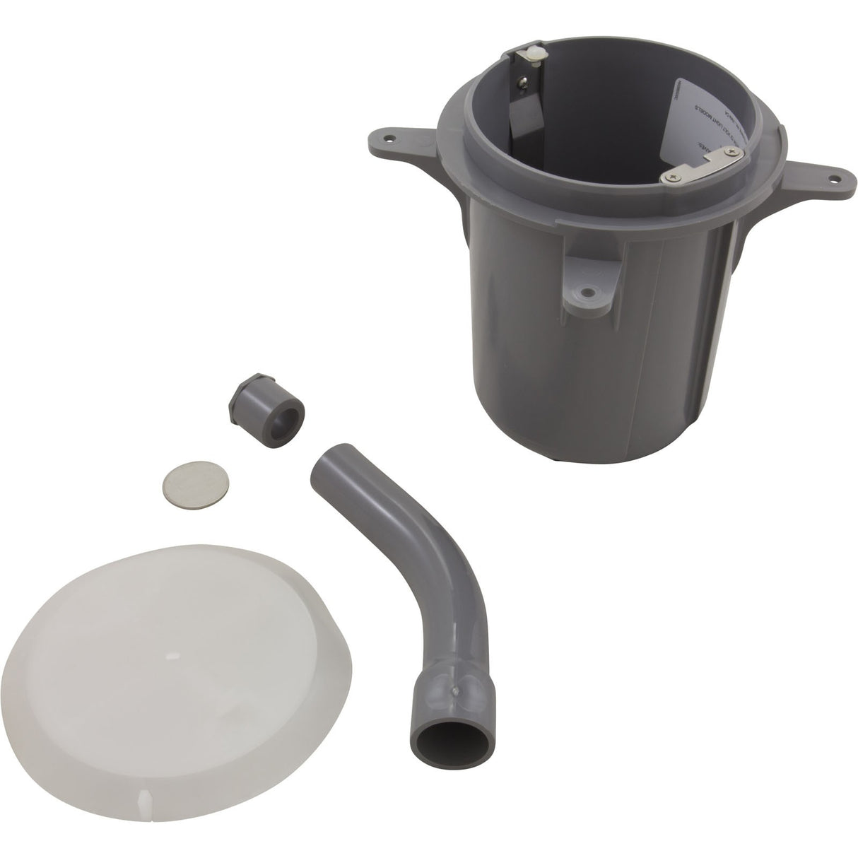Jandy Pro Series Small Plastic Niche, 1" Rear Outlet, Gunit : PLNICSM
