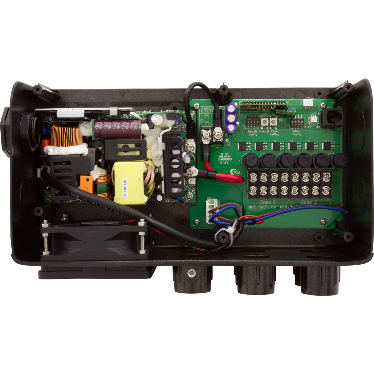 PAL 500W Multi Color Dual Zone Remote Ctrl Transformer 24VDC : 64-PCR-3D-500
