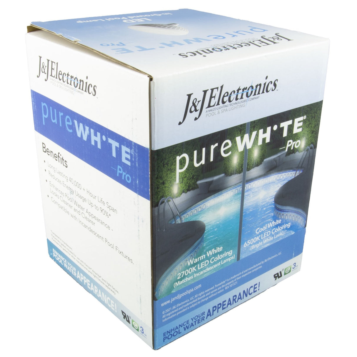 Repl Bulb, PureWhite Pro, LED, Warm White, 12v, 28W, 300/400W Eq : LPL-PR2-WW-12