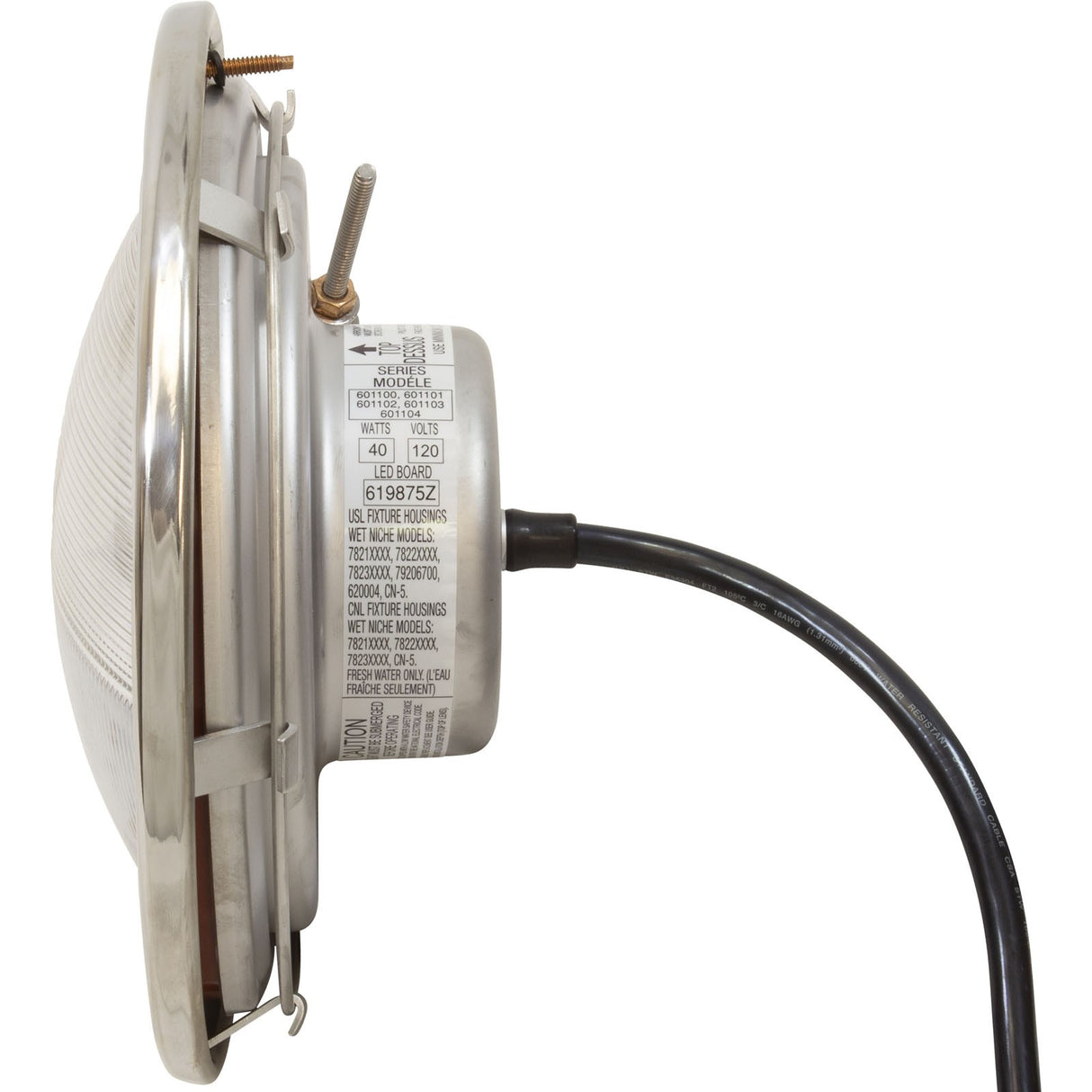 Pool Light, Pentair IntelliBrite 5g White LED, 115v, 30ft Cord : 601100