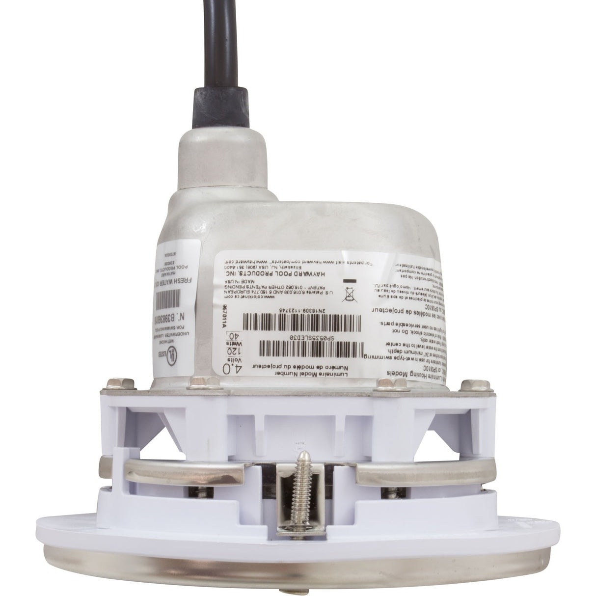 Spa Light, Hayward ColorLogic 4.0, LED, 115v, 30' Cord, SS : SP0535SLED30