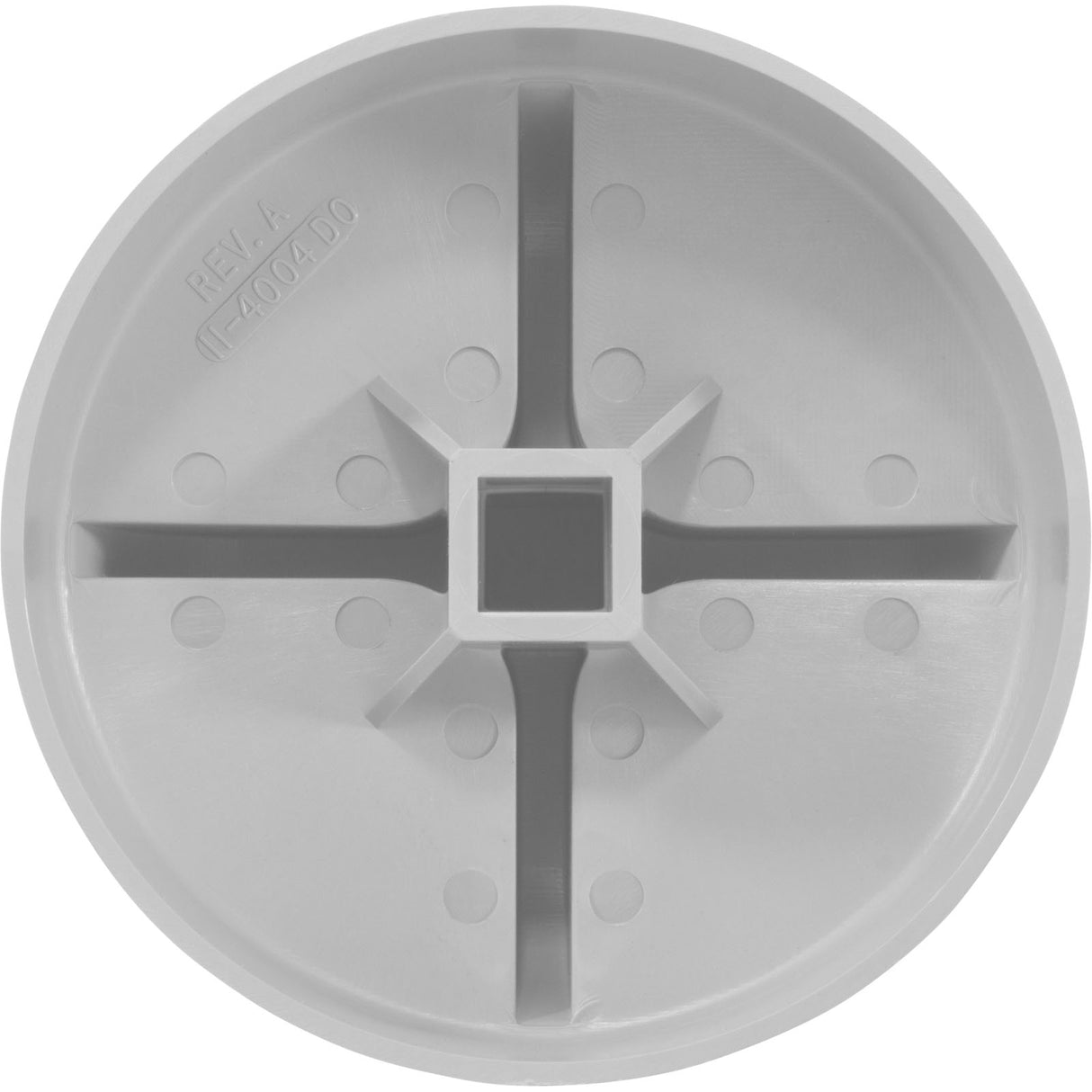 Knob, Selector Valve, Skirted, White : 1522-51W - Dimension One - 1522-51W - PartsForSpas.com