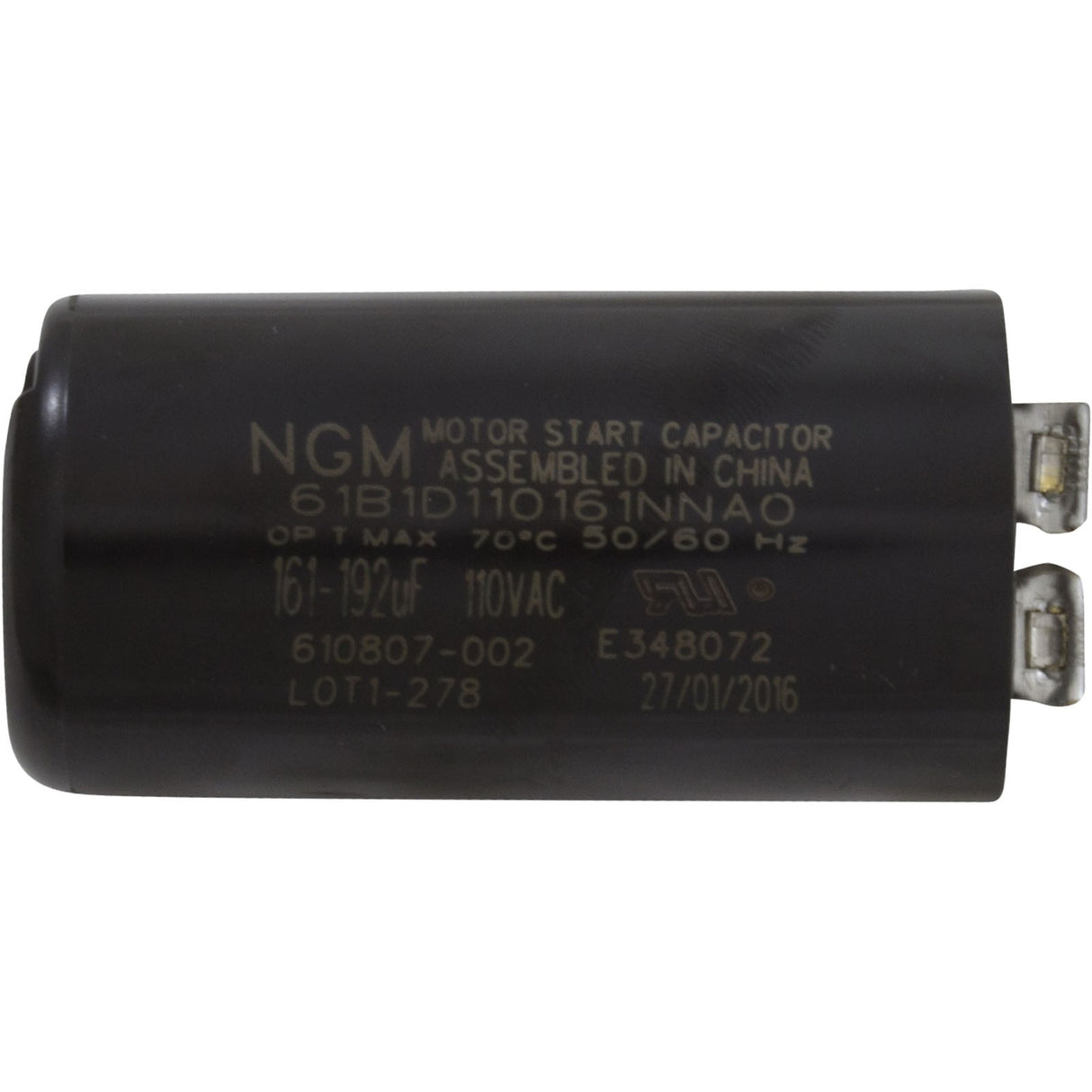 Motor, Century, 1.0hp, 115v/230v, 1-Speed, 48Y Frame : USQ1102