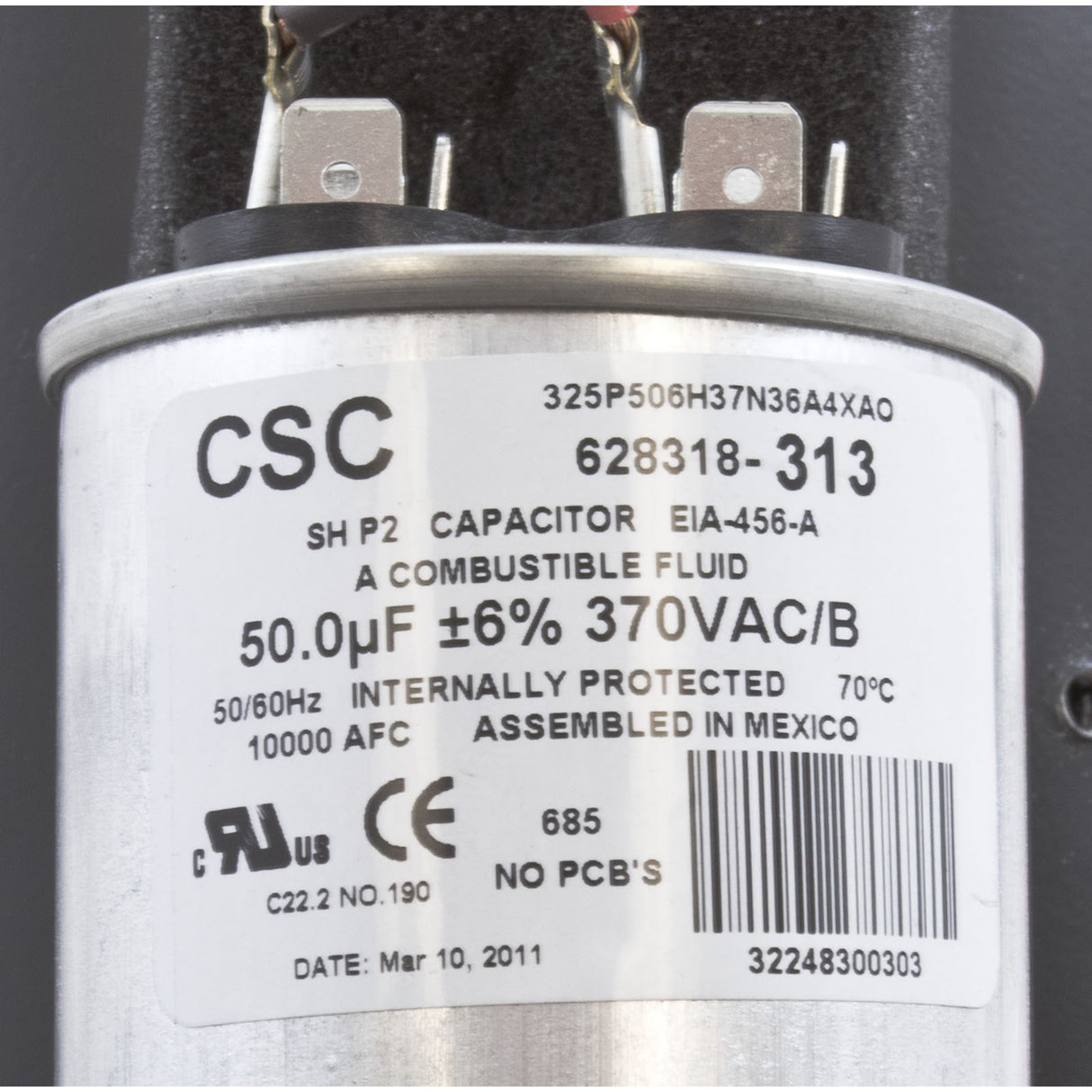 Motor, Century, 3.0 Horsepower, 230v, 2 Speed, 48 Frame : SDS1302