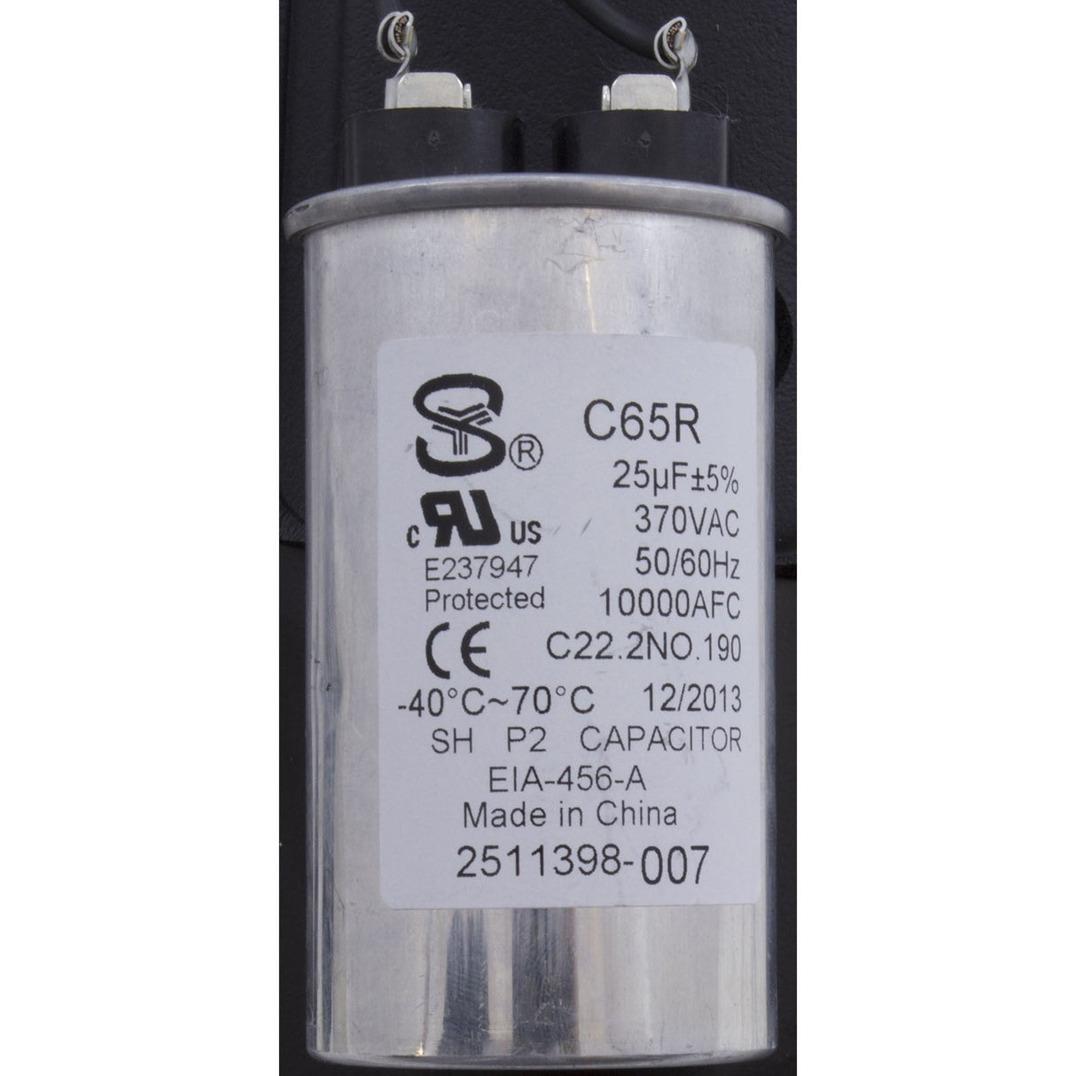 Motor, Century, 0.5hp, 115v/230v, 1-Spd, 56Yfr, SQFL : B2846