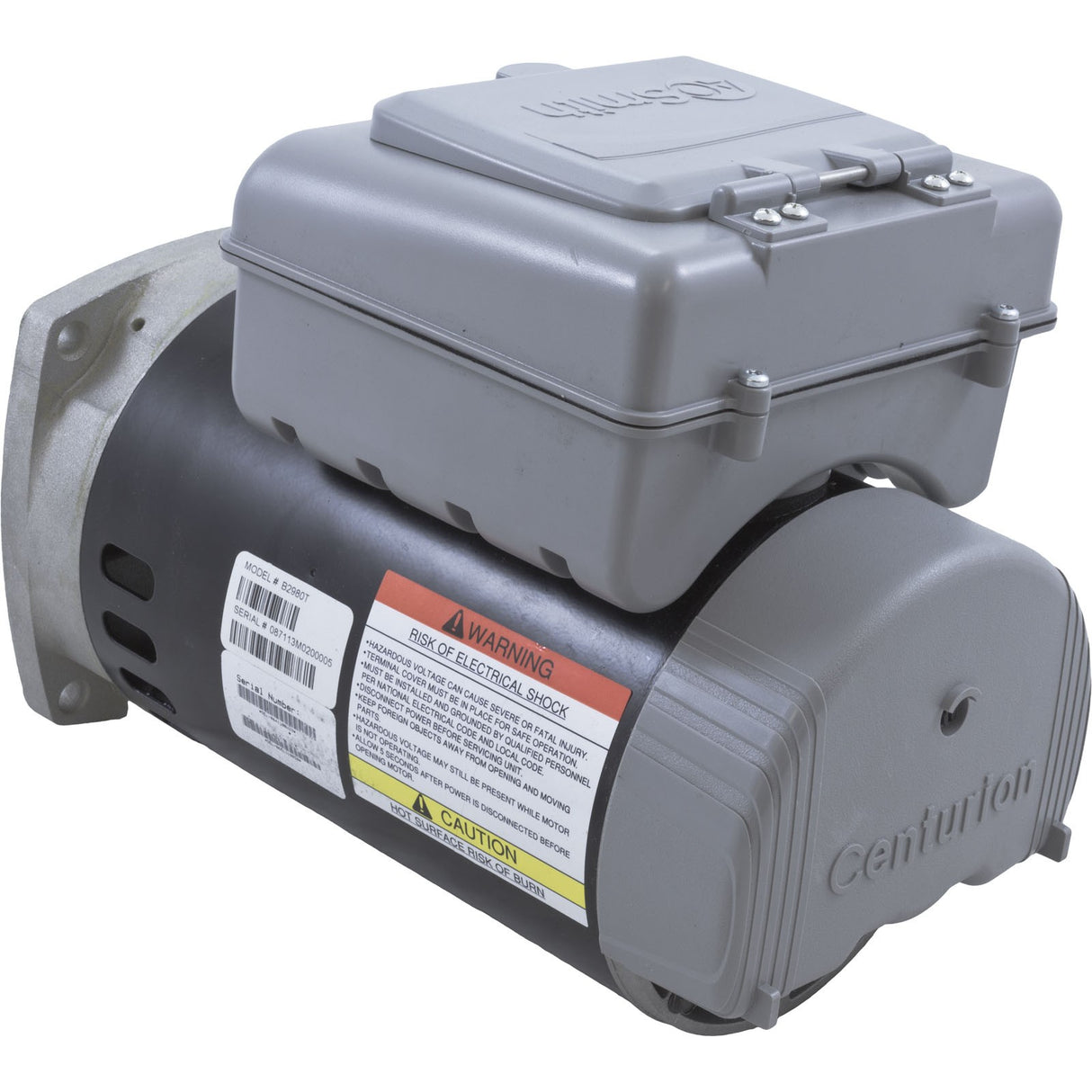Motor, Century, 0.75hp, 115v, 2-Spd, 56Yfr, SQFL, 2-Green : B2981T