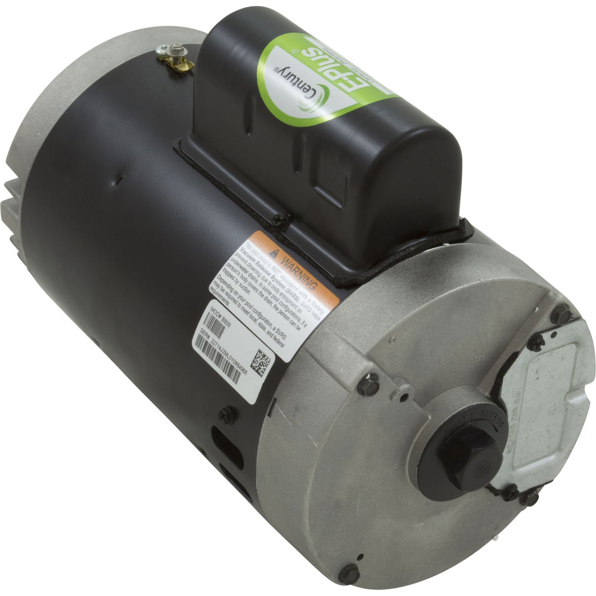 Motor, Century, 2.0hp, 208v-230v, 1-Spd, 56Jfr, C-Face Thd, EE : B809