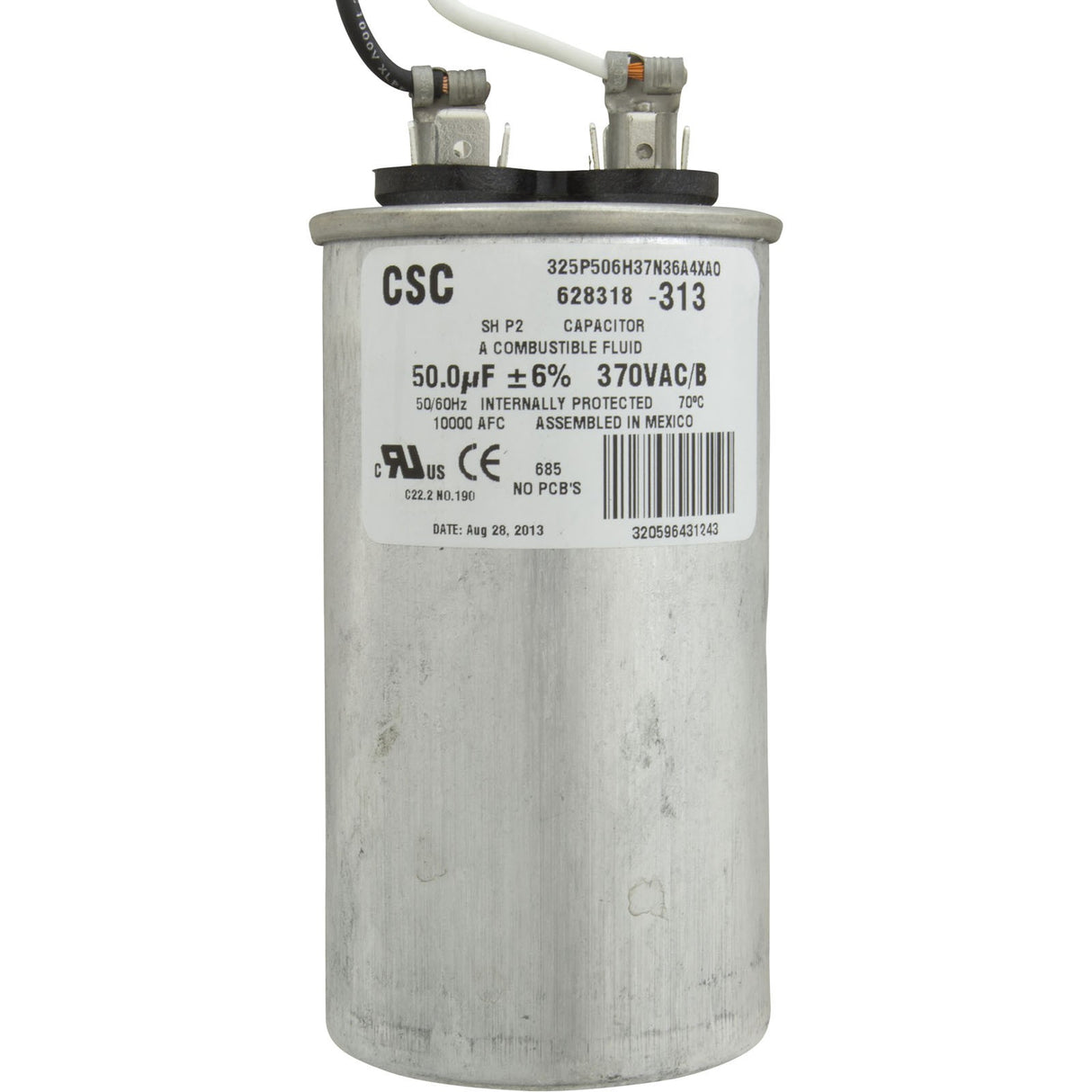 Motor, Century, 3.0hp, 208v-230v, 1-Spd, 56Jfr, C-Face Thd, EE : B818