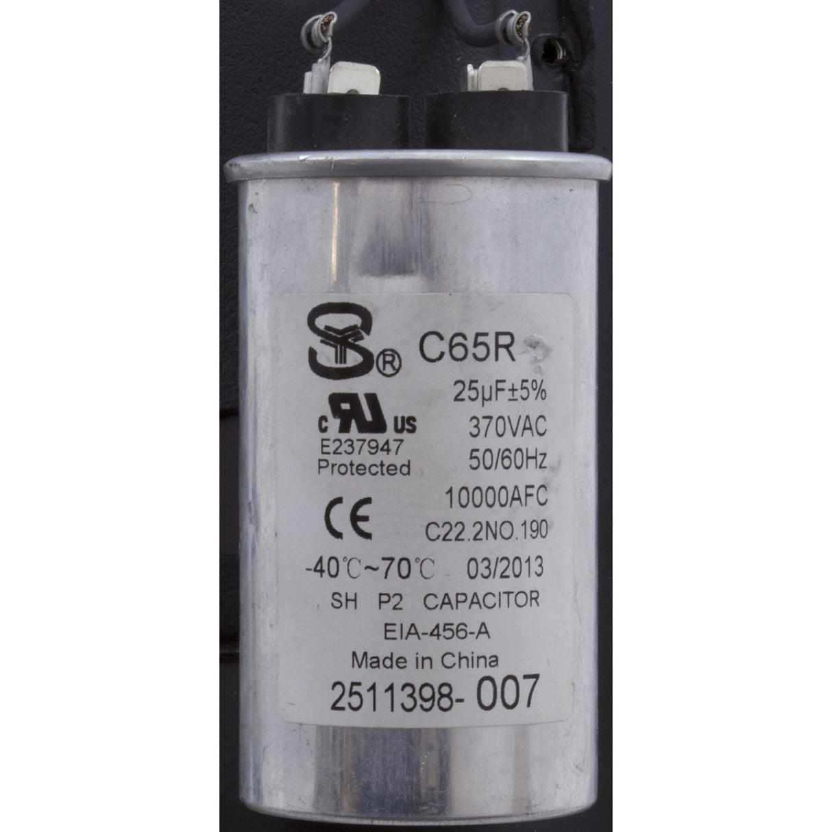 Motor, Century, 1.5hp, 115v/230v, 1-Spd, 56Cfr, C-Face Key : B123