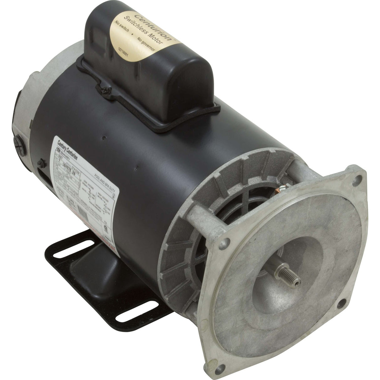 Motor, Century, 0.75hp, 115v/230v, 1 Spd, 56Yfr, Thd, No SVRS : B662