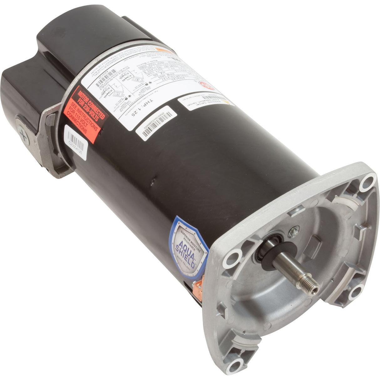 Motor, Nidec/US Motor, 0.75hp, 115/230v, 1-Spd, 48Yfr, SQFL : ASQ125