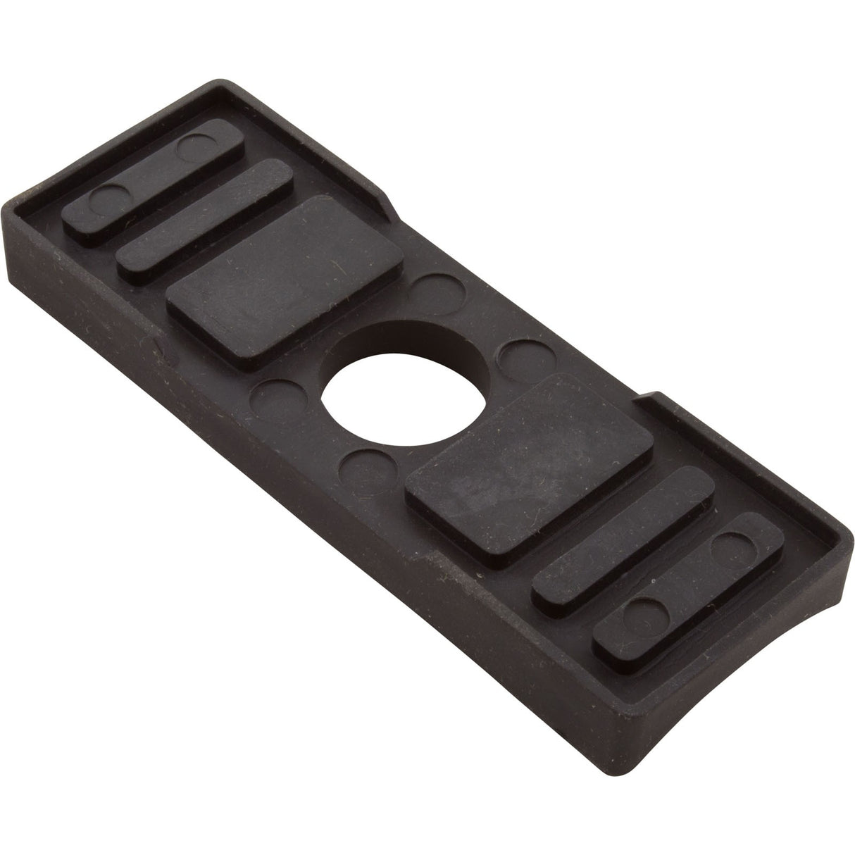 Gasket, Rola-Chem Top/Side Mount Flowmeters, Base, Black : 570129
