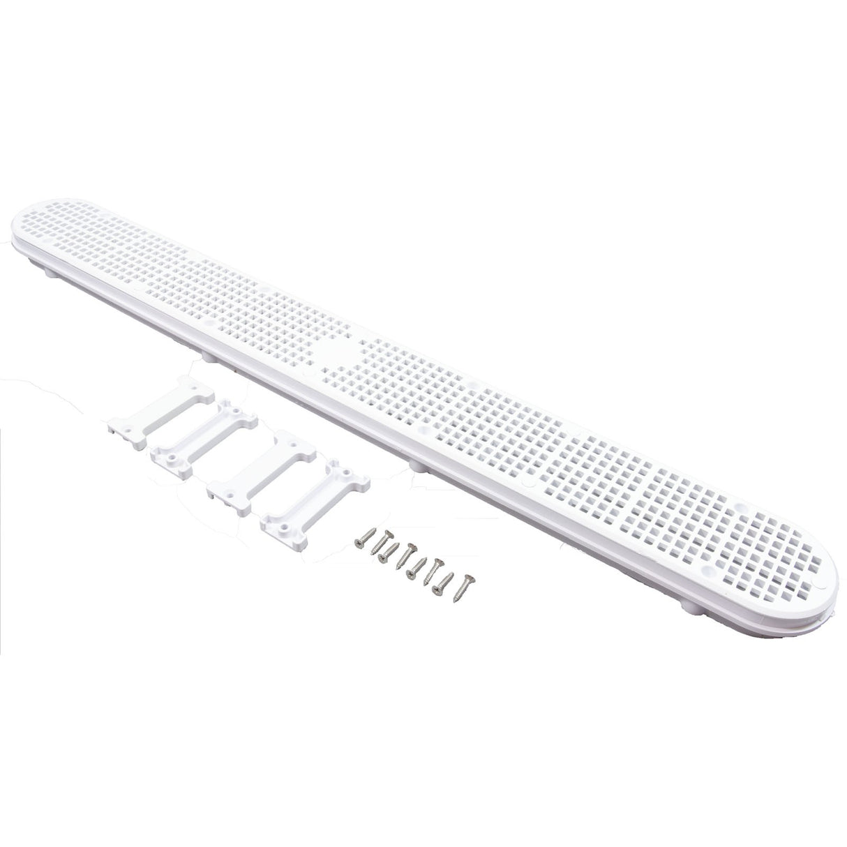 32" Channeldrain With Frame, White : 25506-320-100