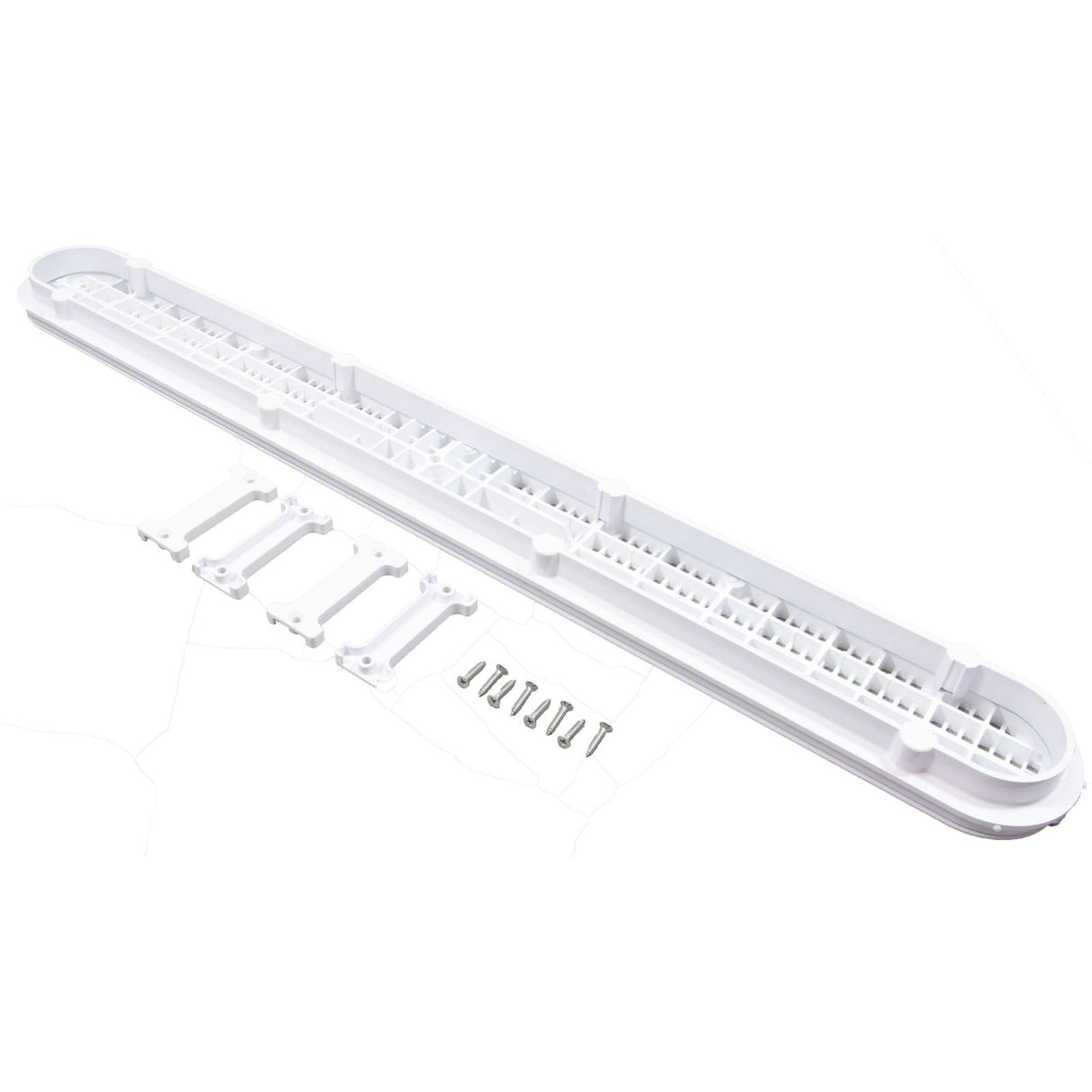 32" Channeldrain With Frame, White : 25506-320-100