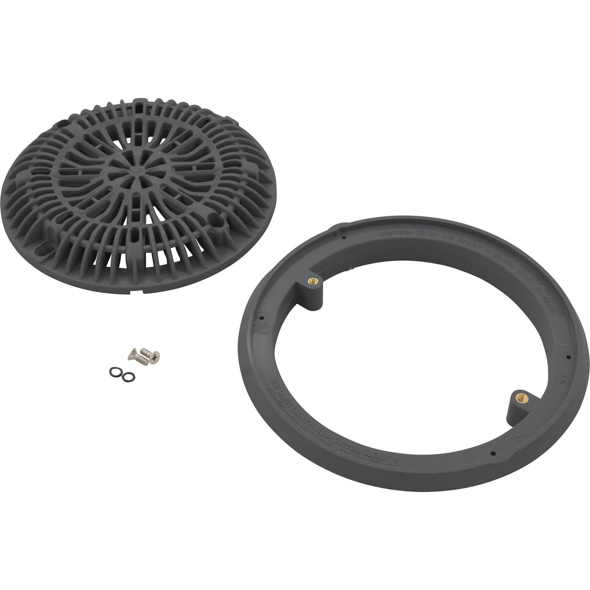 Gunite Main Drain Frame, Galaxy Lid (Av) , Dk Gray : 25531-007-000