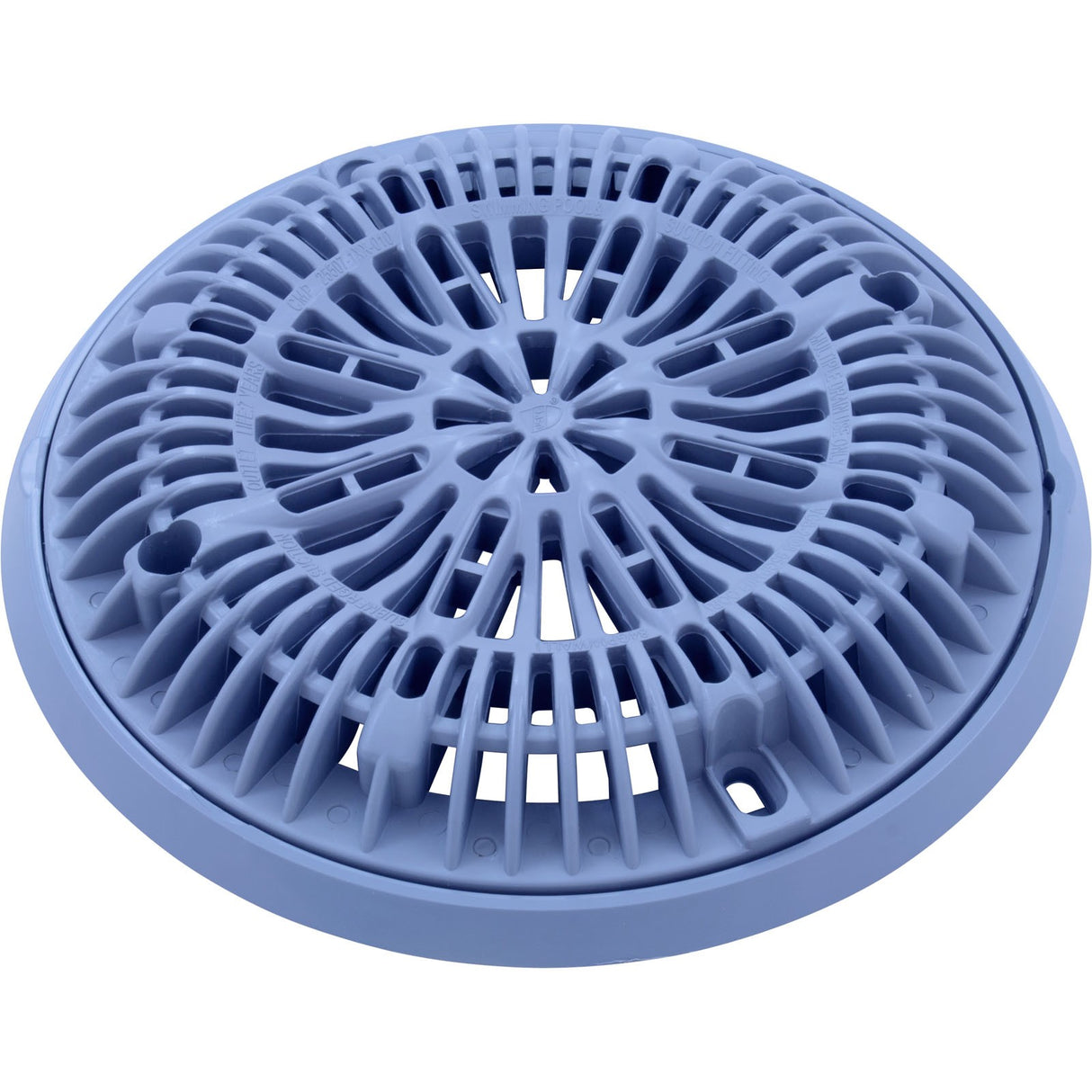 Gunite Main Drain Frame, Galaxy Lid (Av) , Lt Blue : 25531-009-000