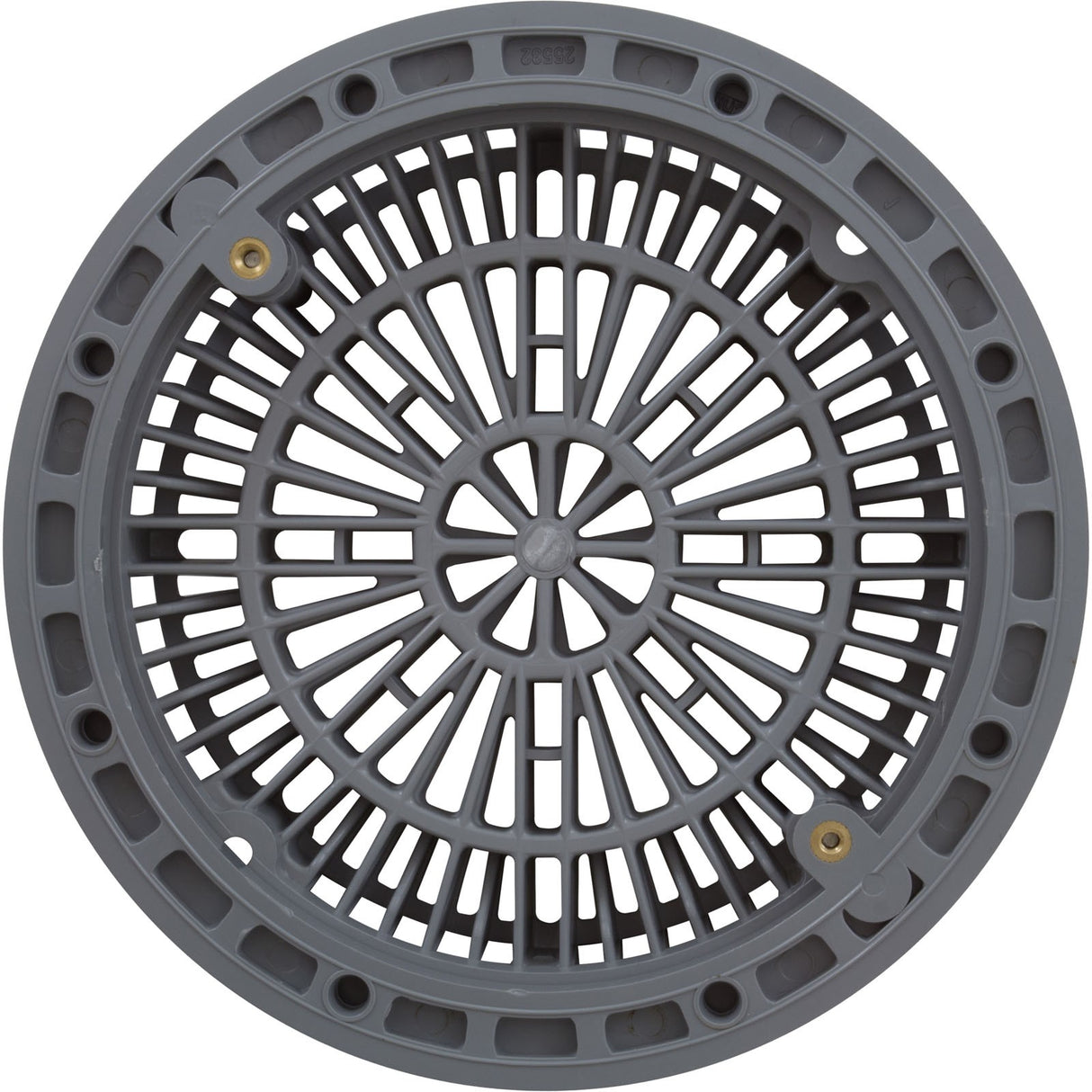 Vinyl Liner Pool Main Drain Ring, 8" Galaxy Lid (Gray) : 25548-001-000