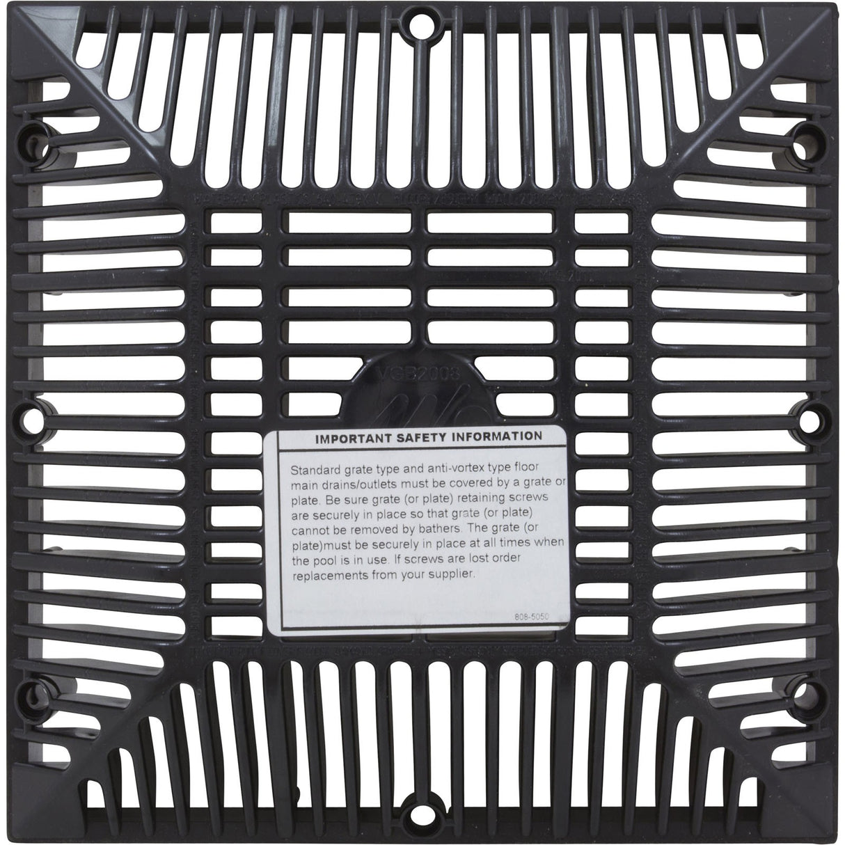 GRATE 9" X 9" 2011 STYLE : 642-4791 V