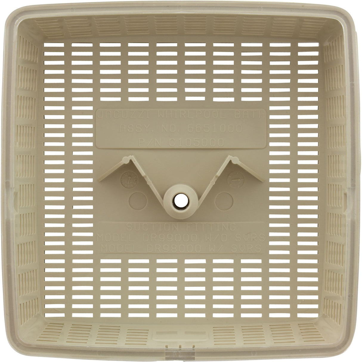 Suction Cover/Gasket Assembly Almond : 6651914
