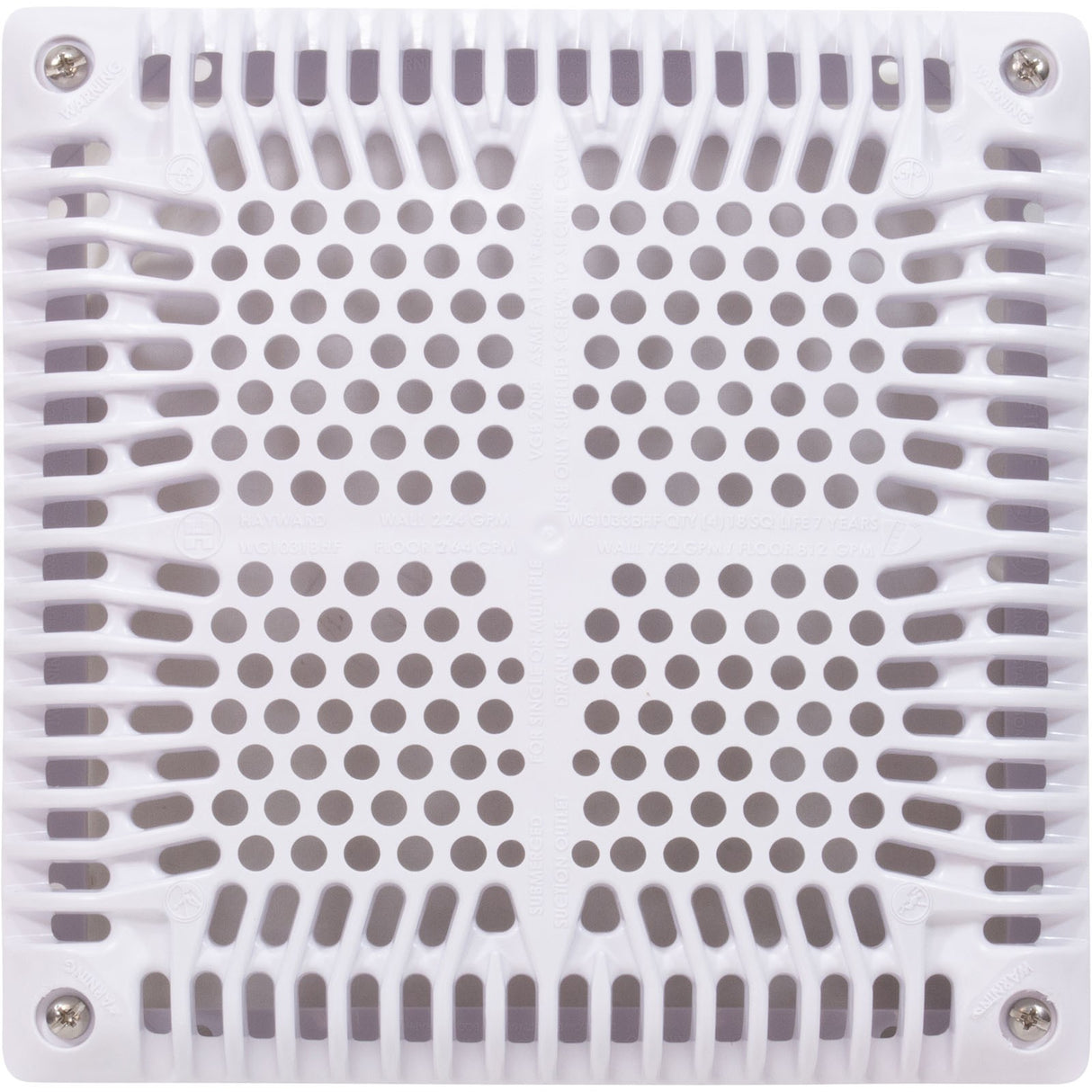Cover 18 Sq W/Inner Fram Hi Flow : WGX1033BHF2