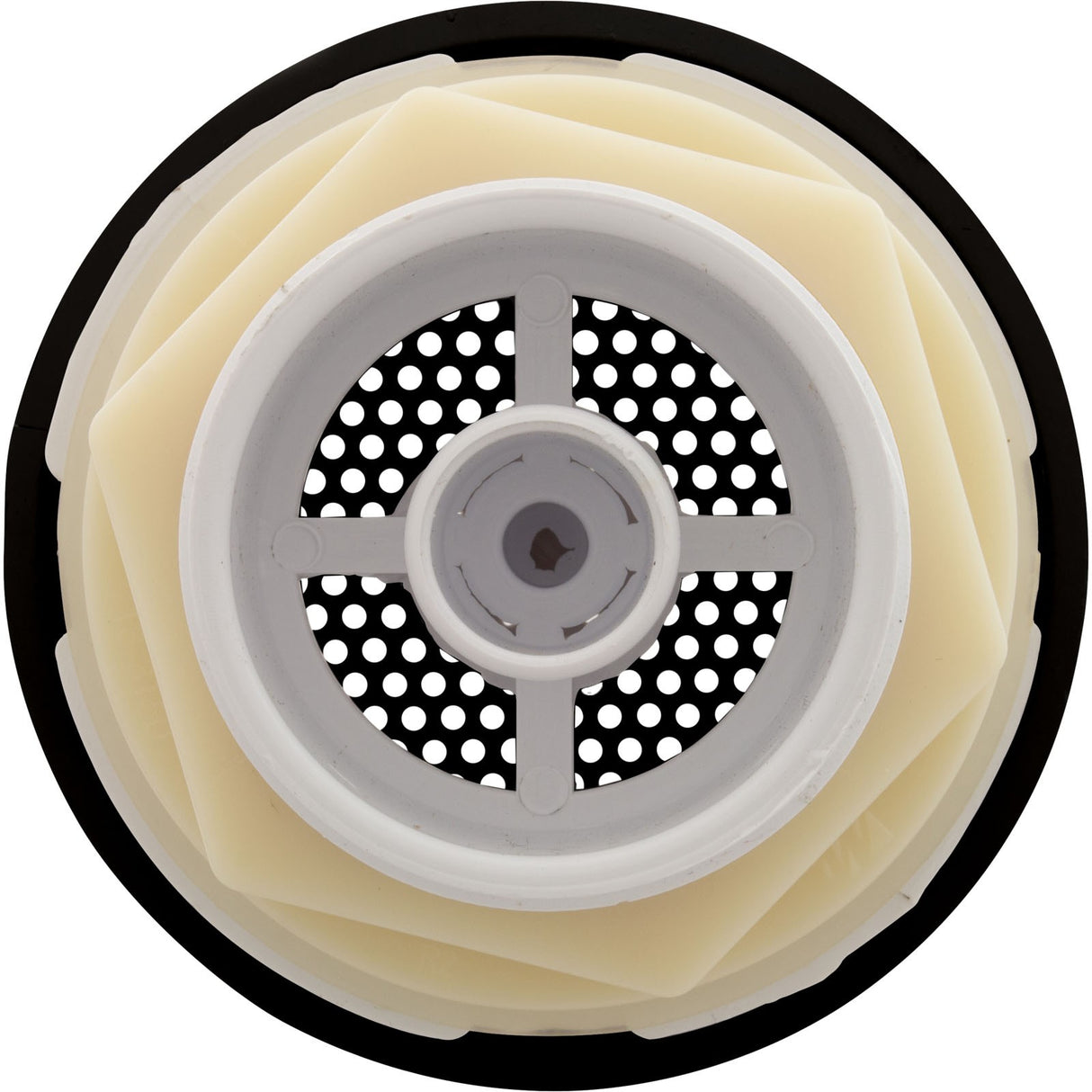Suct Assy, WW 3-1/2" Hi-Flow, 2-3/8"hs, 1-1/2"s, Blk, w/o Vac Brk : 640-3251 V