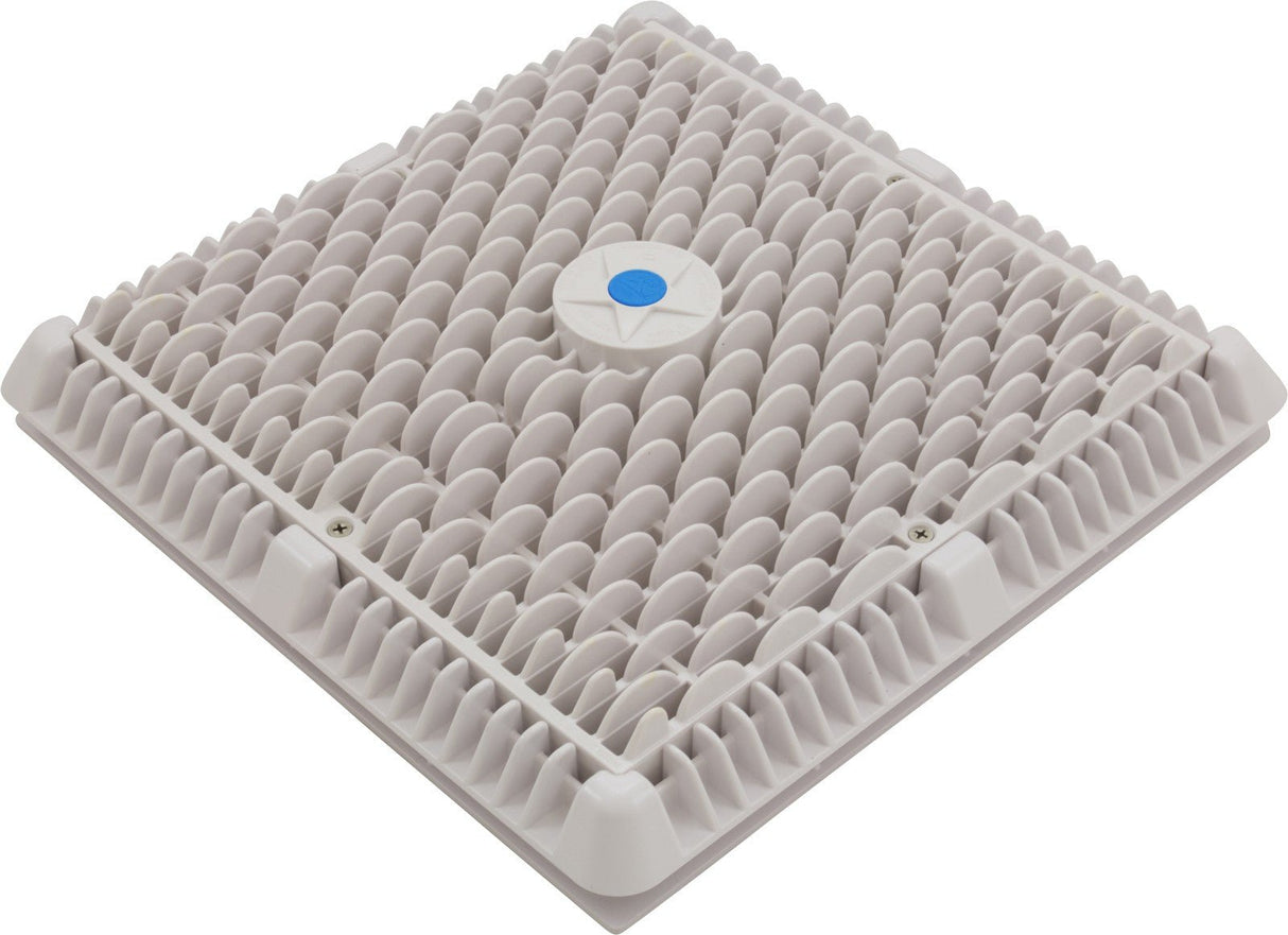 Main Drain Assembly, Aquastar, 12" Square Wave, White : WAV12WR101 - Aquastar Pool Products - WAV12WR101 - PartsForSpas.com