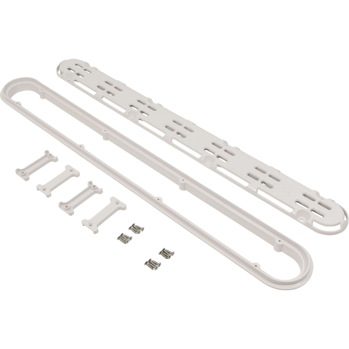 Channel Drain Cover, Aquastar, 32", Anti-Entrap, w/Frame, Wht : 32CDAVFR101