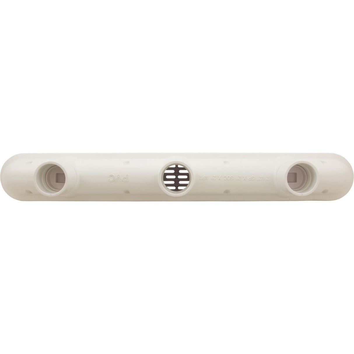 Channel Drain, Aquastar, 32", Flat Grate, For Concrete, White : 32CDFL101