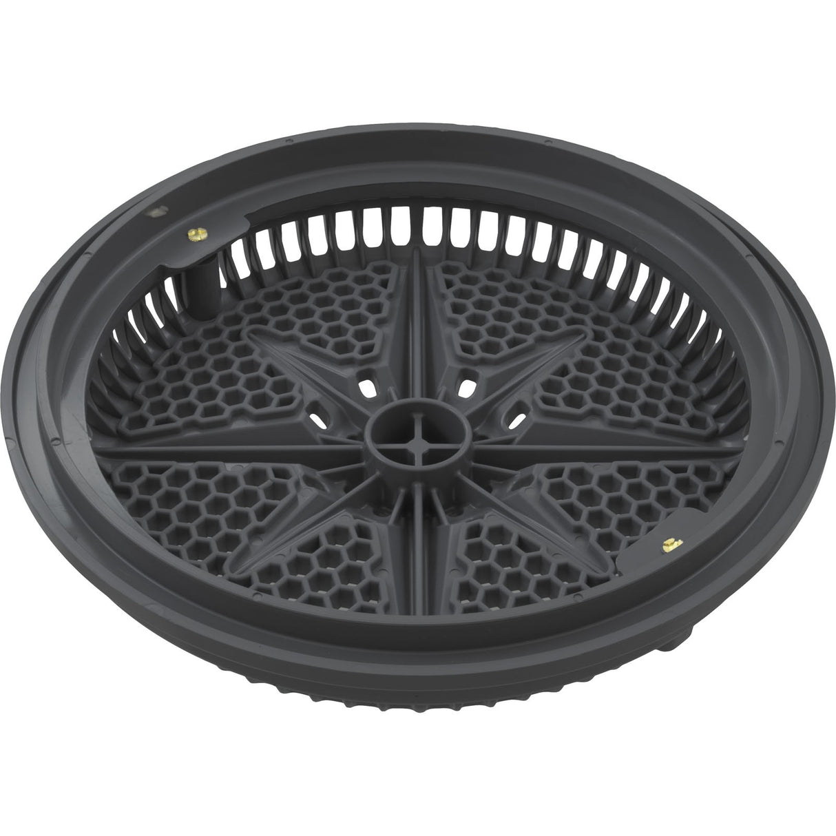 Main Drain Grate, PentStarGuard, 8", 112gpm, Drk Gry, Short Ring : 500105