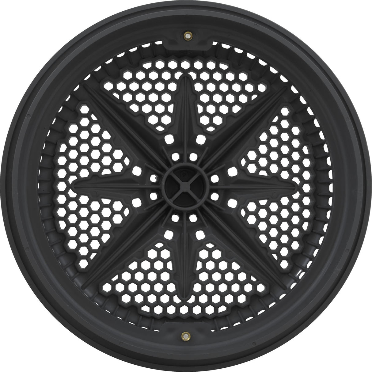 Main Drain Grate, PentStarGuard, 8", 112gpm, DrkGry, qty2, Sh Ring : 500146