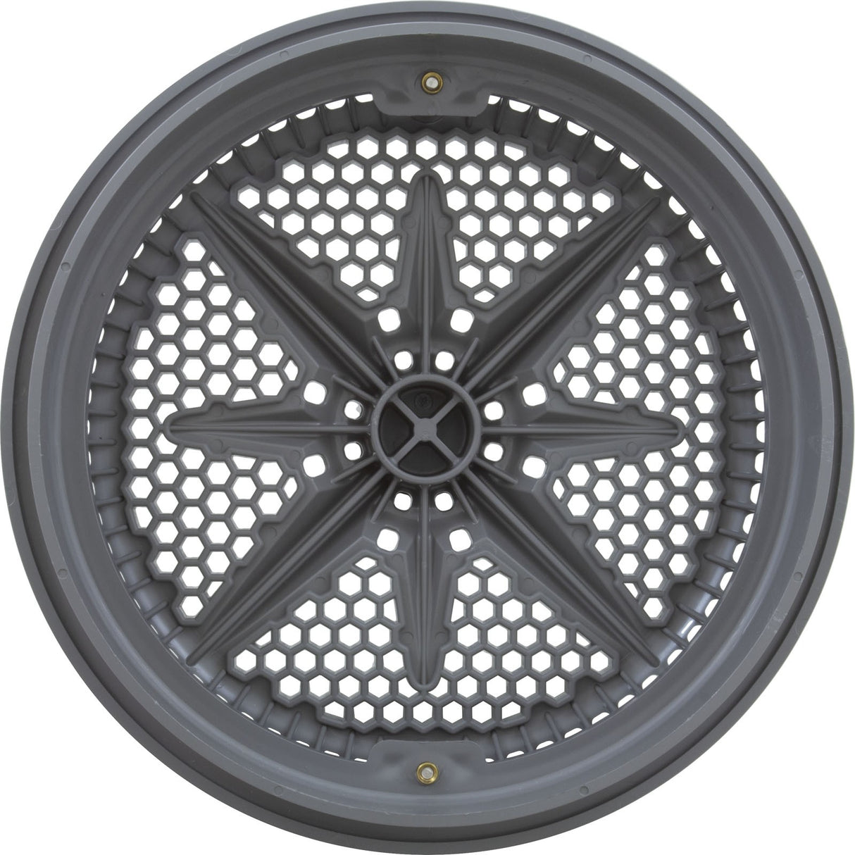 Main Drain Grate, PentairStarGuard, 8", 112gpm, Gray, Short Ring : 500106